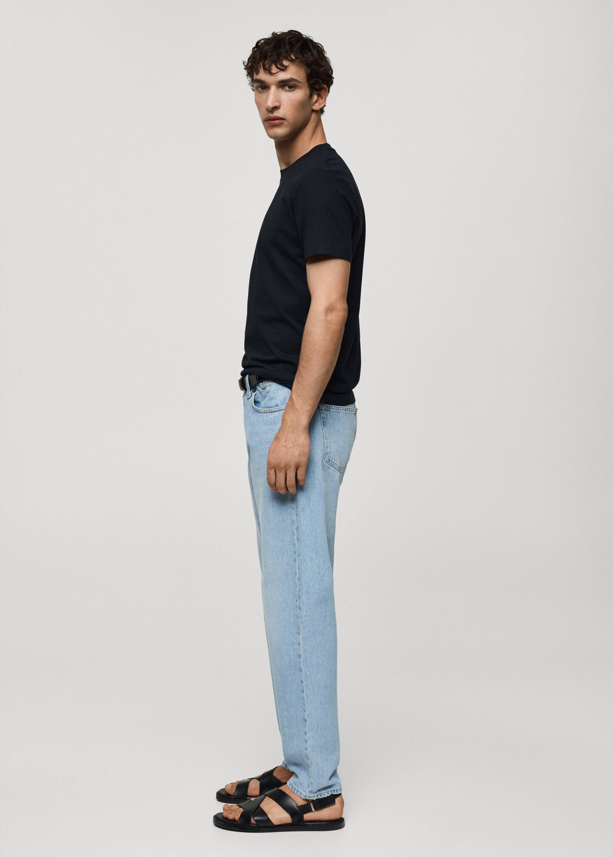 Slim Fit-Baumwoll-T-Shirt - Detail des Artikels 2