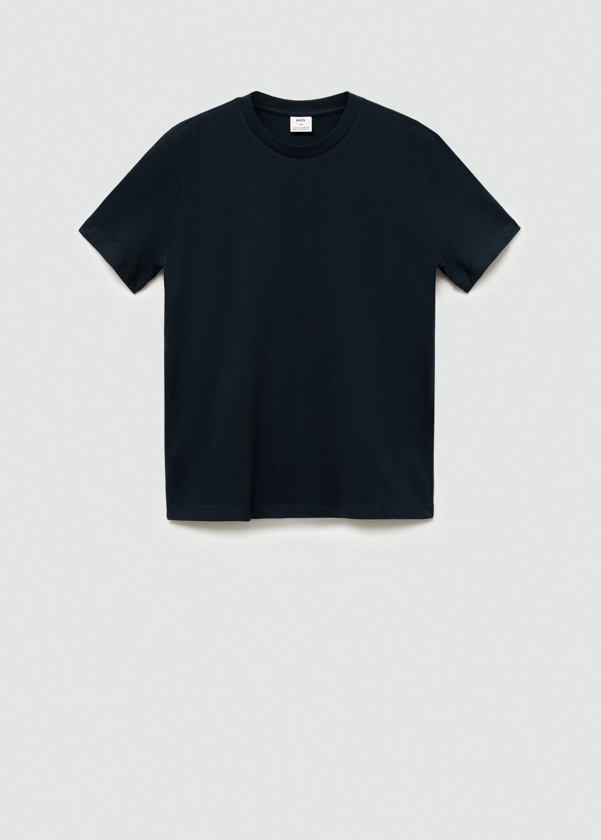 Slim-fit cotton t-shirt - Article without model