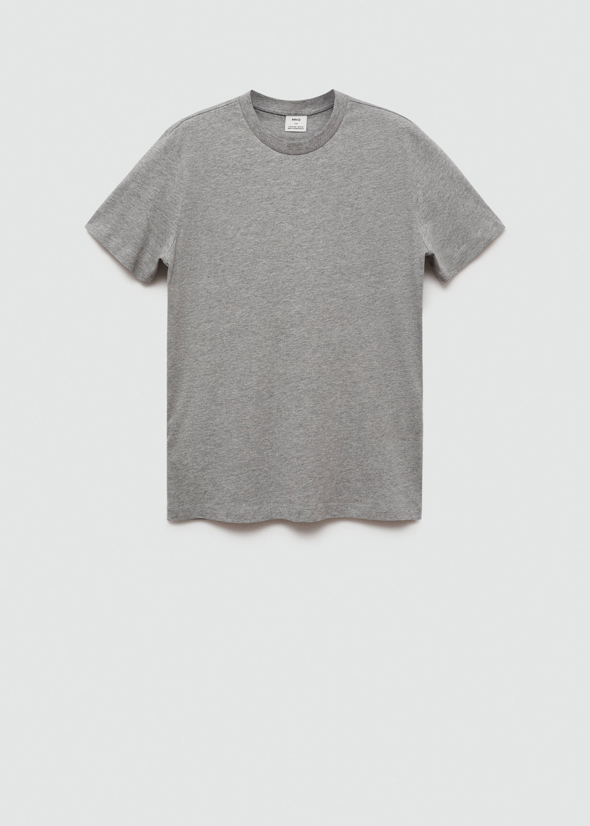 Slim-fit cotton t-shirt - Article without model