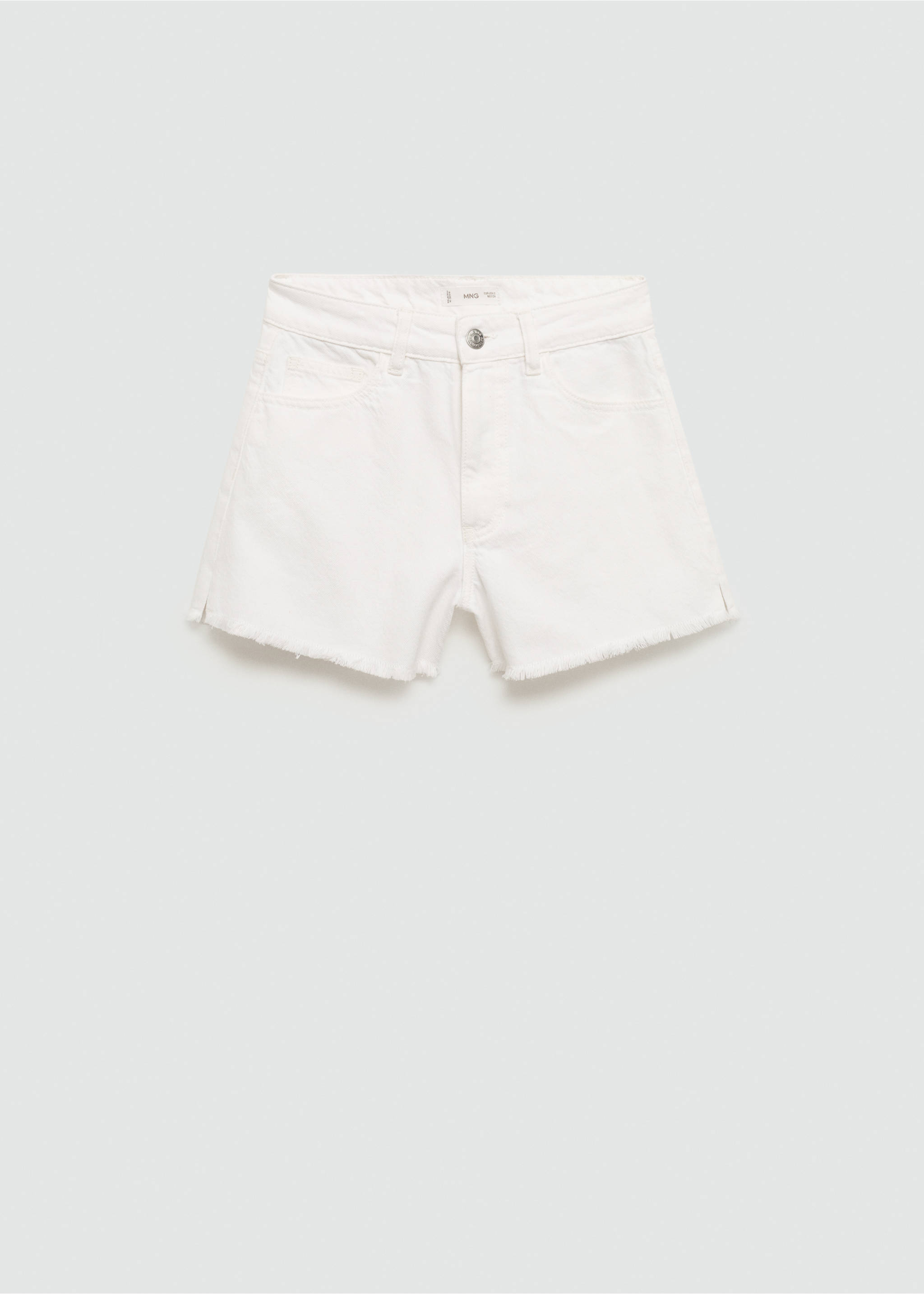 Frayed hem shorts - Article without model, Off White. Ref: 77070617-00.
