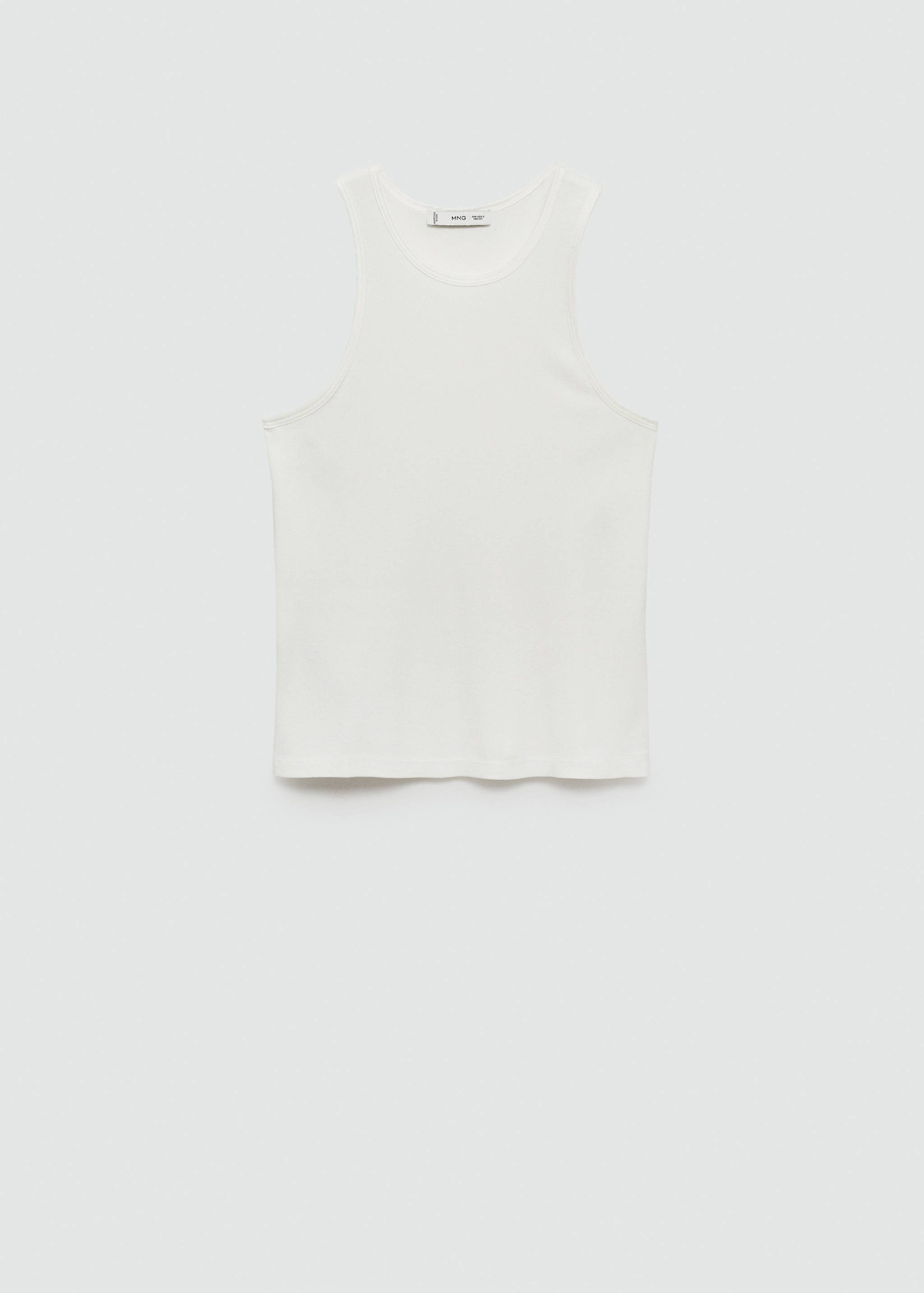 Top with satin details - Article without model