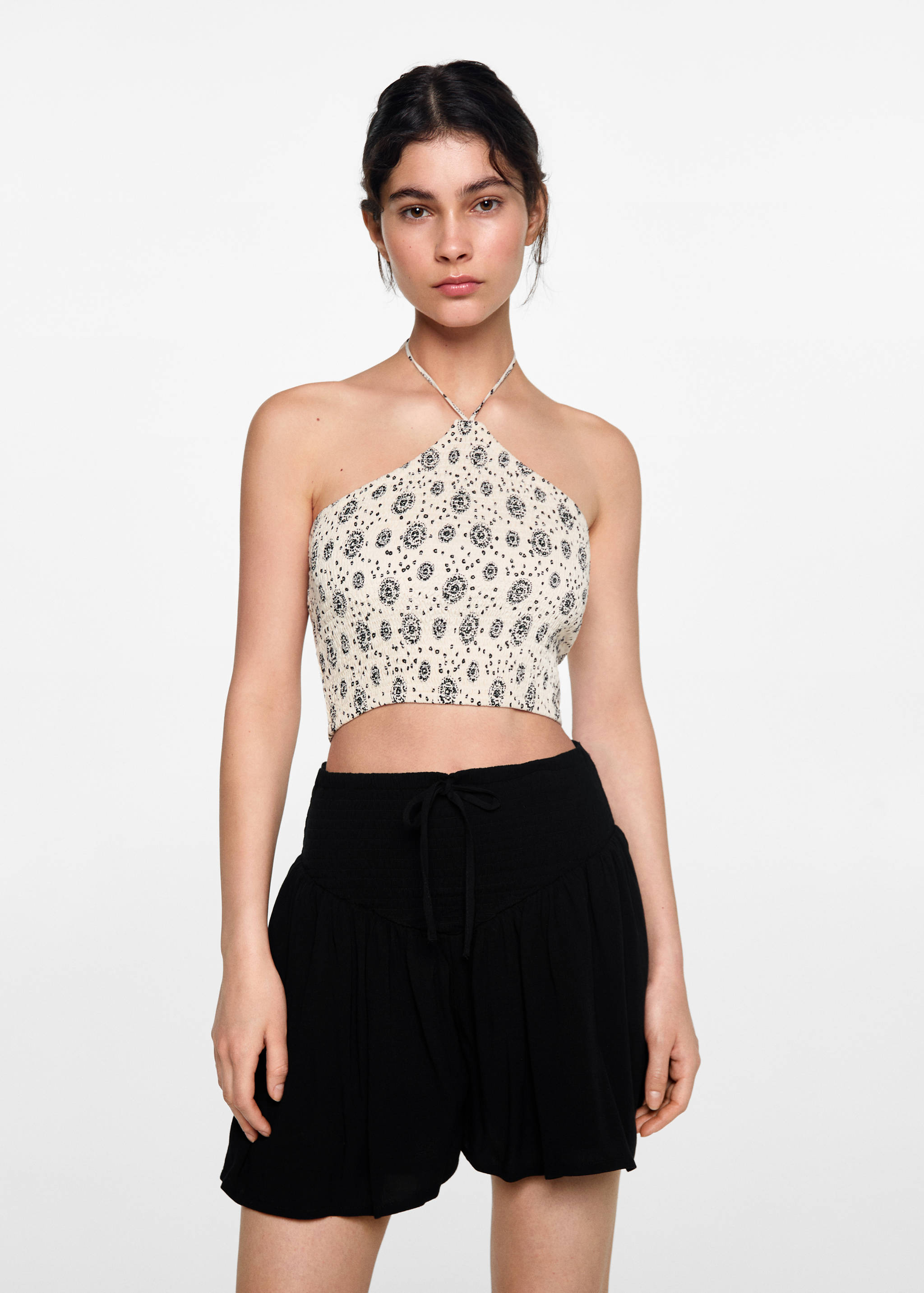 Geraffter Hosenrock - Mittlere Ansicht