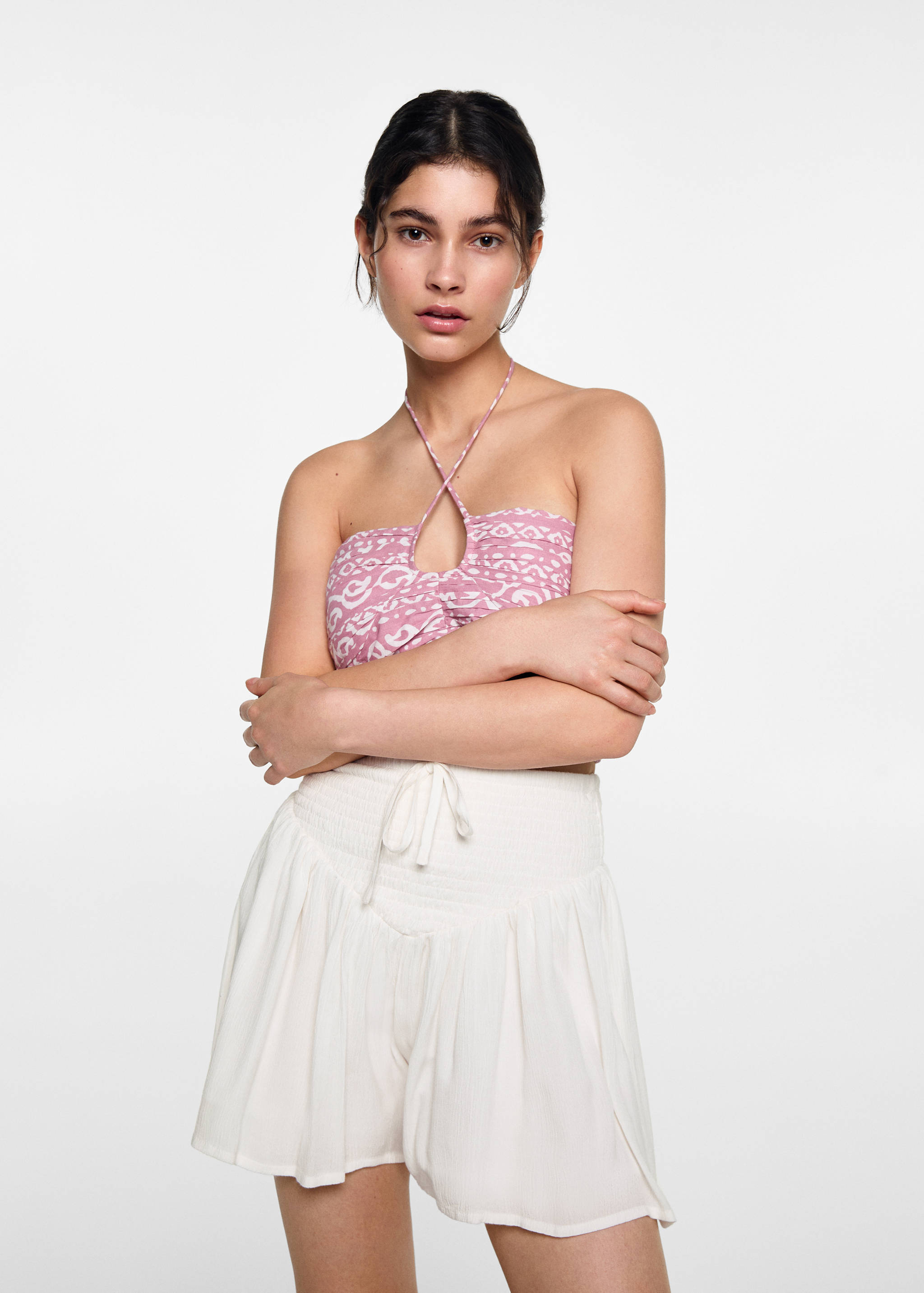 Geraffter Hosenrock - Mittlere Ansicht