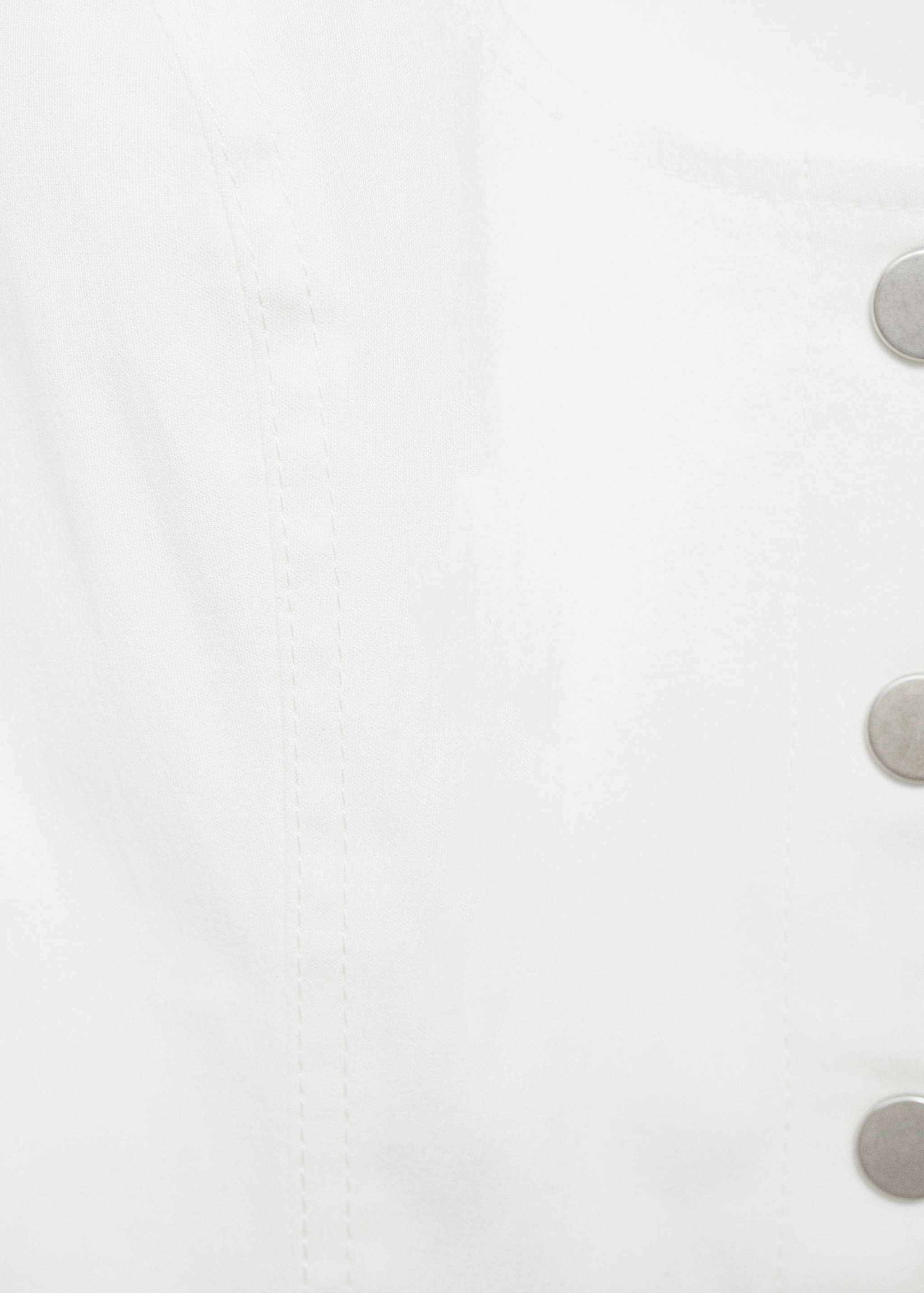 Halter-neck top with buttons - Details of the article 0