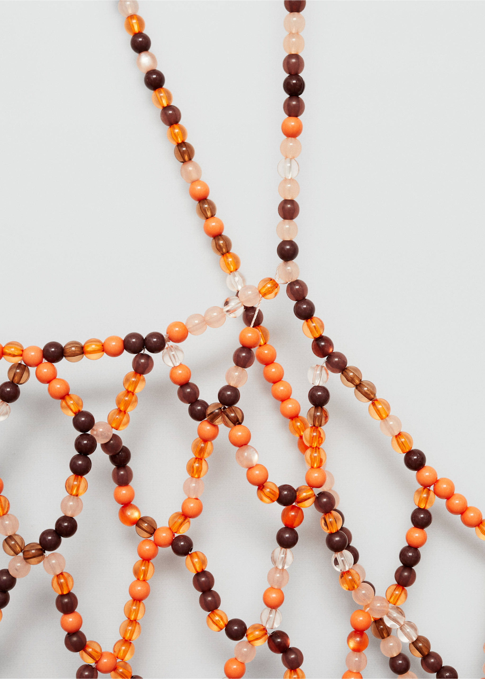 Top met kralen - Middenvlak, Oranje. Ref: 77070637-00.