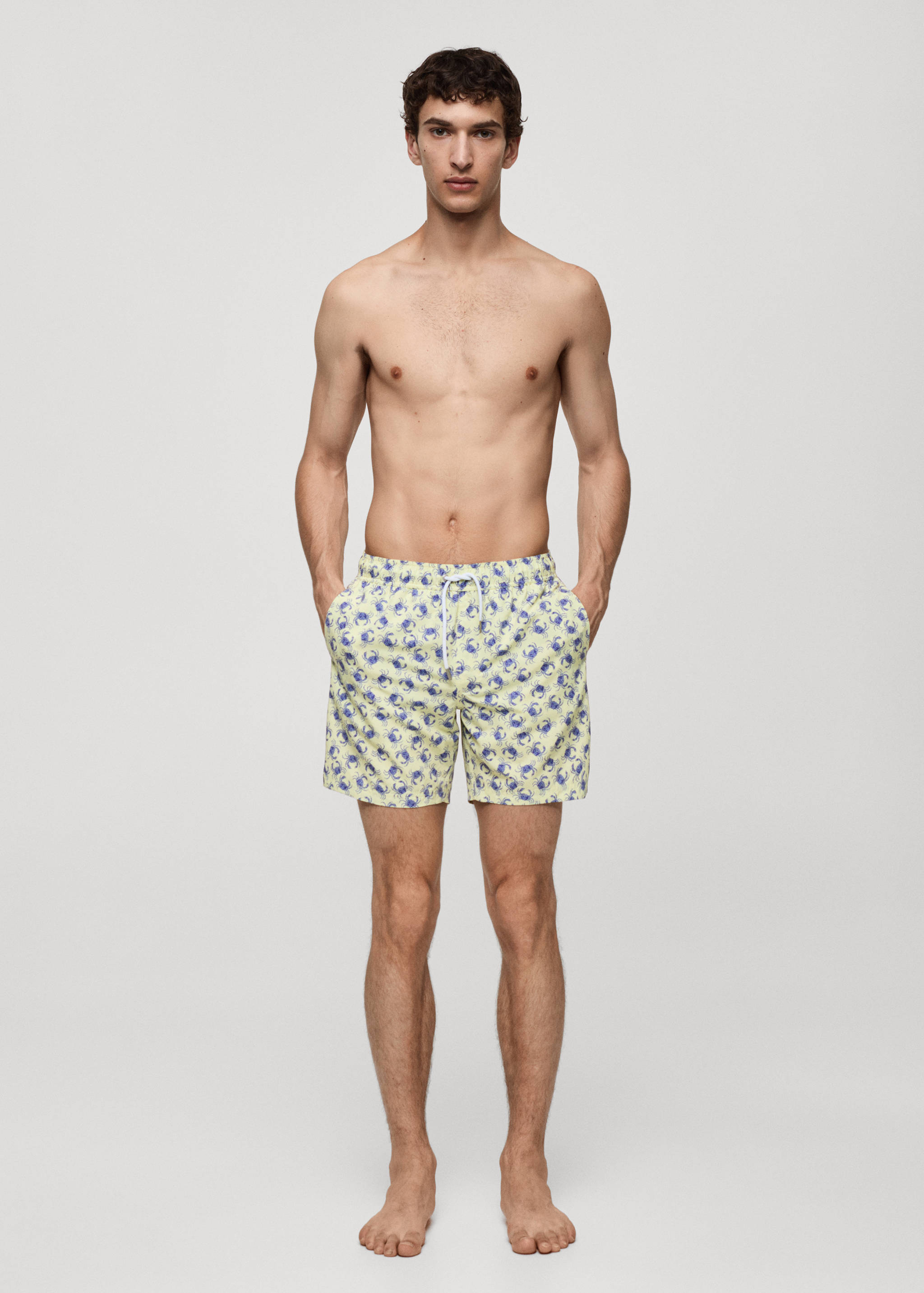 Bañador estampado cangrejos - Plano general