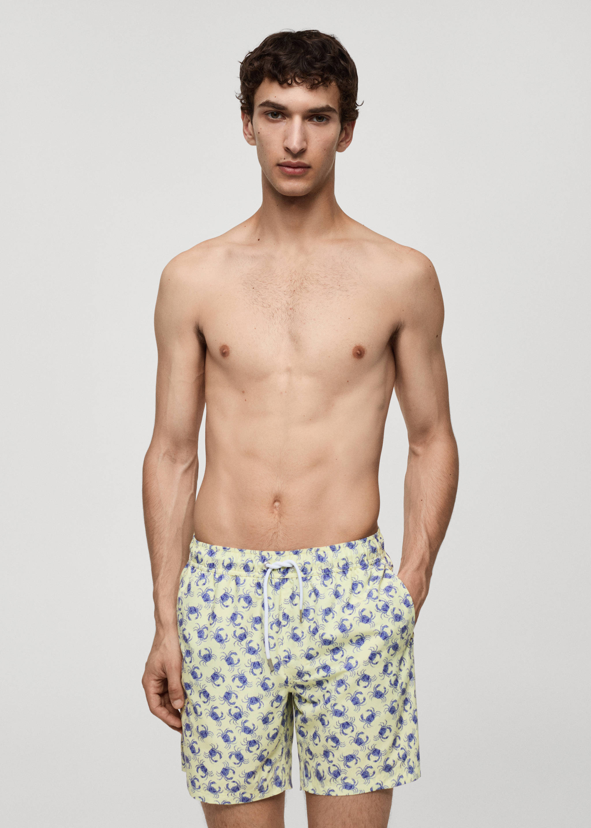 Bañador estampado cangrejos - Plano medio