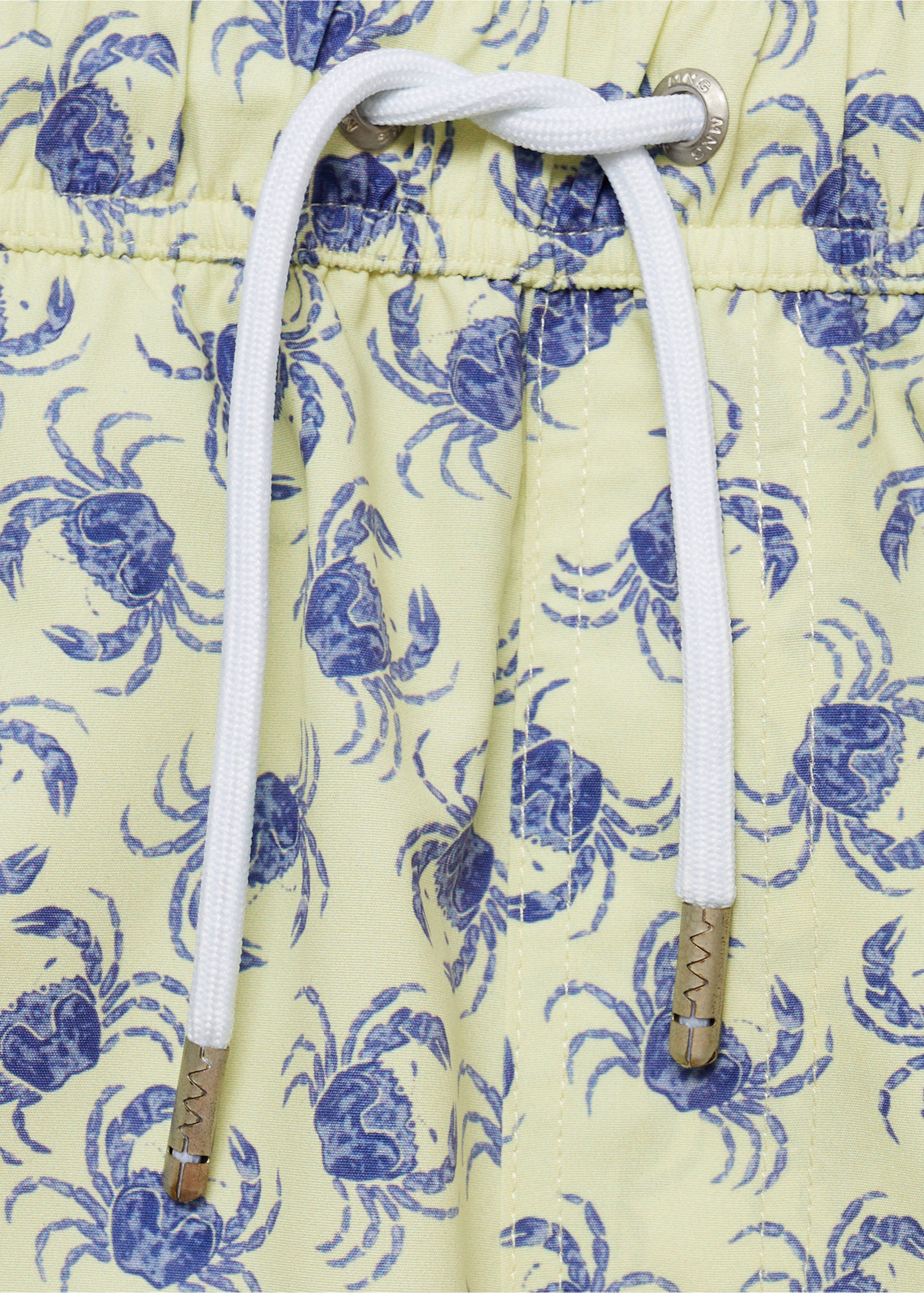 Banyador estampat crancs - Detall de l'article 0, Groc pastel. Ref: 77070640-00.