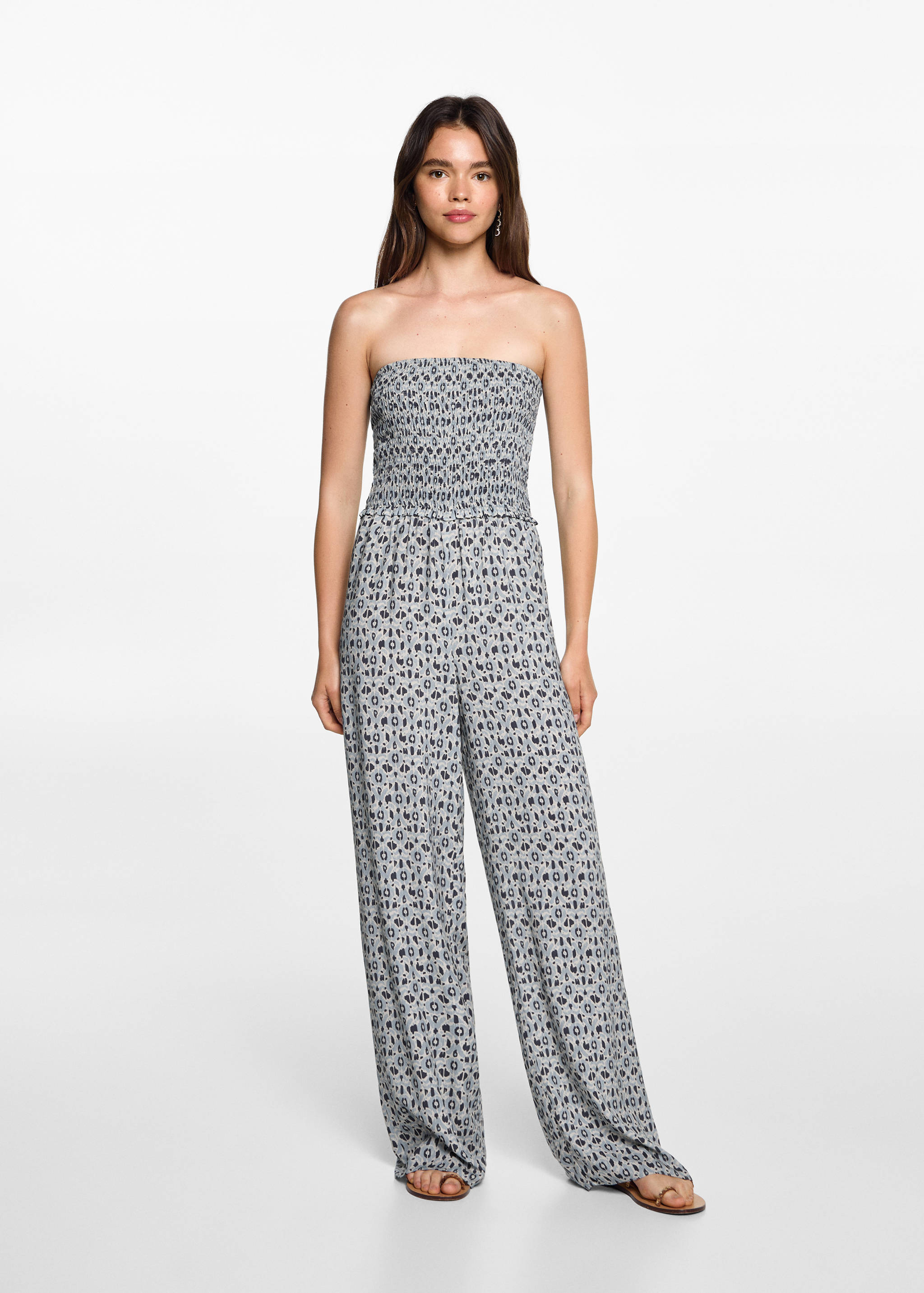 Combinaison bustier imprimée - Plan général