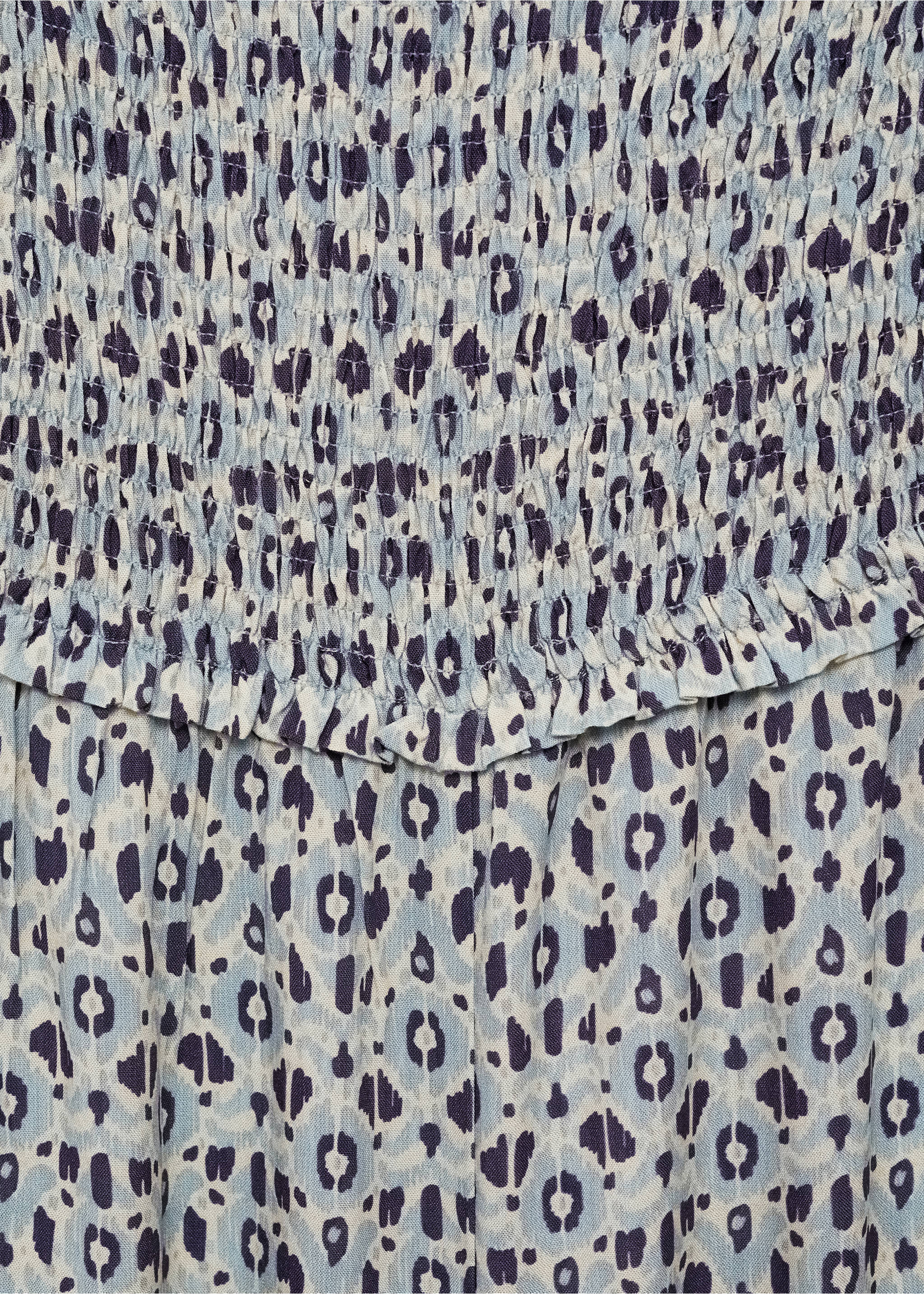 Combinaison bustier imprimée - Détail de l'article 8, Écru. Ref: 77070642-00.