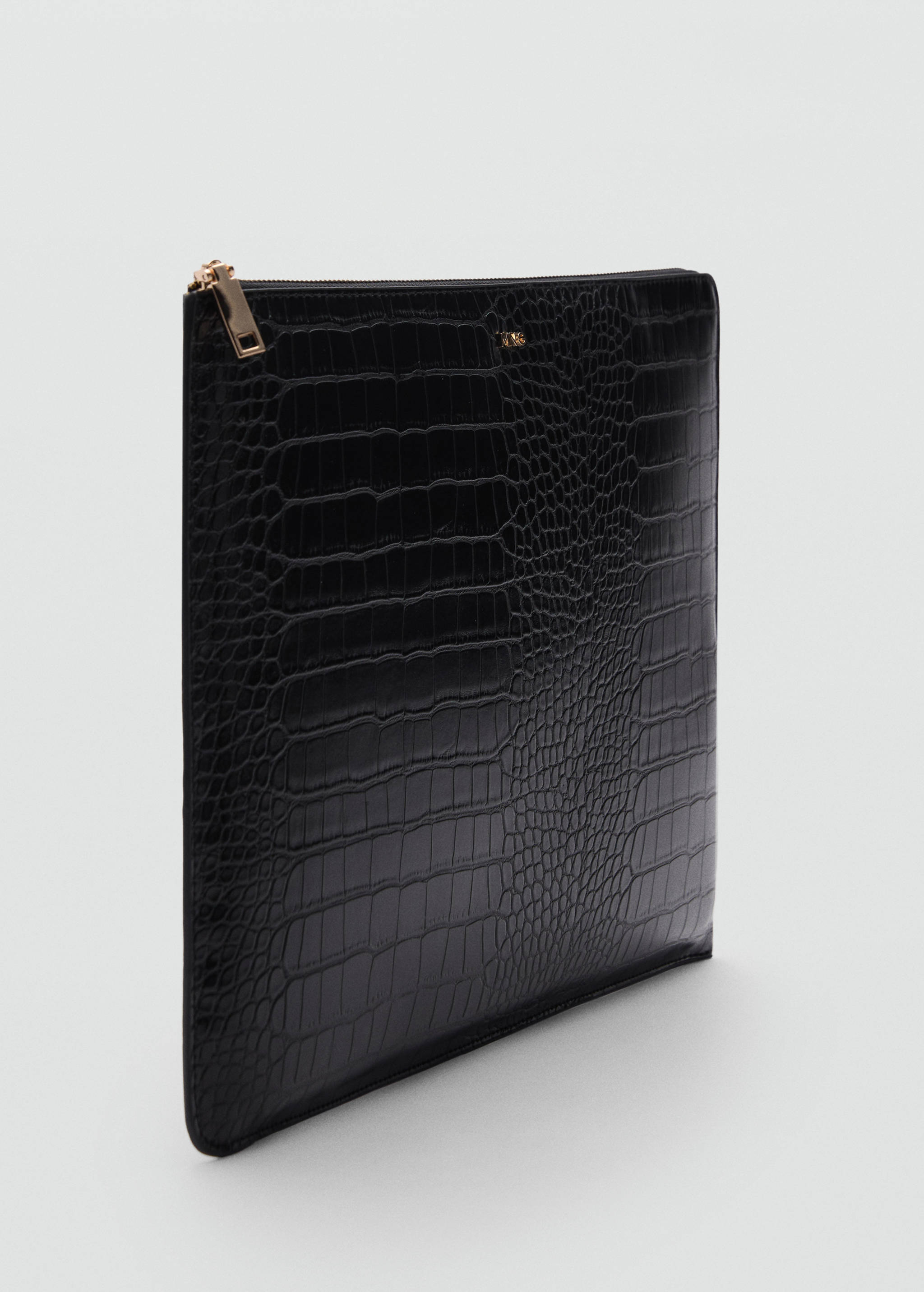 Krokodilmönstrat laptopfodral - Bild av mittparti