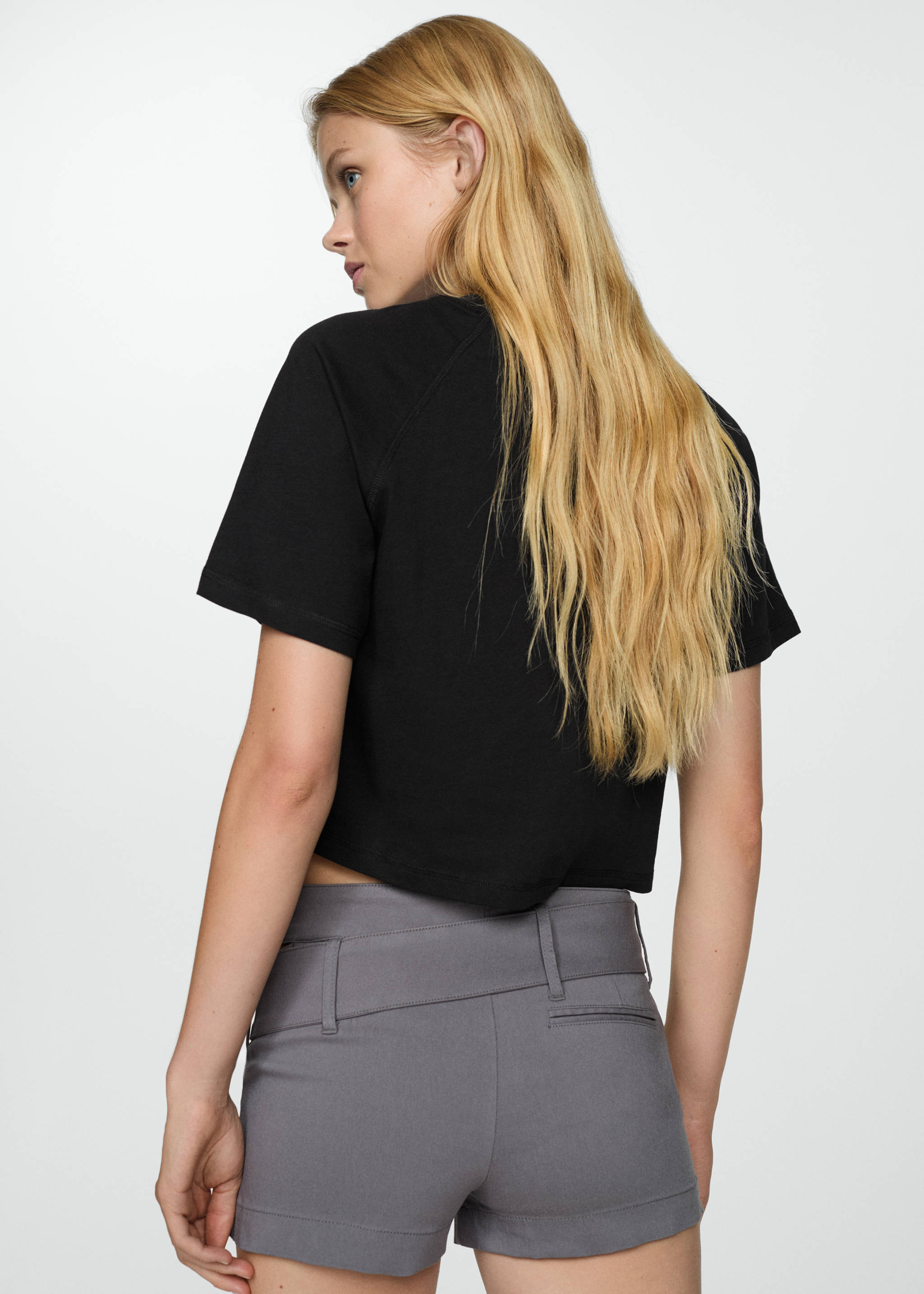 T-shirt coton coutures - Verso de l’article