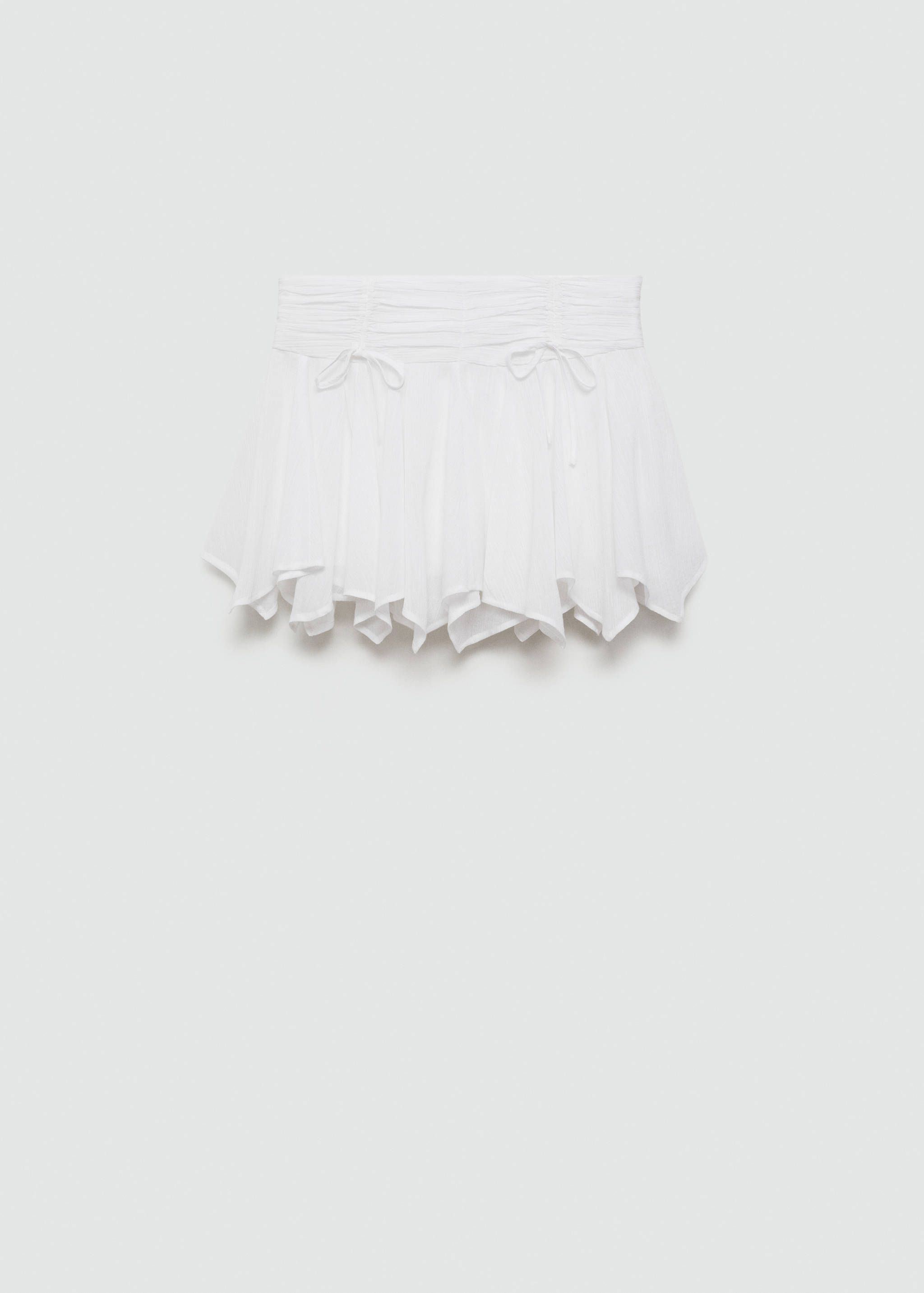 Minifalda asimétrica lazos - Artículo sin modelo