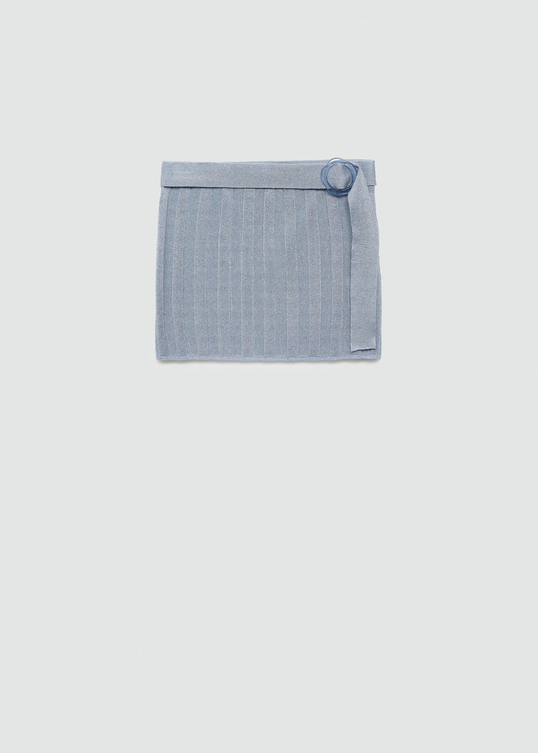 Stickad minikjol lurex - Artikel utan modell