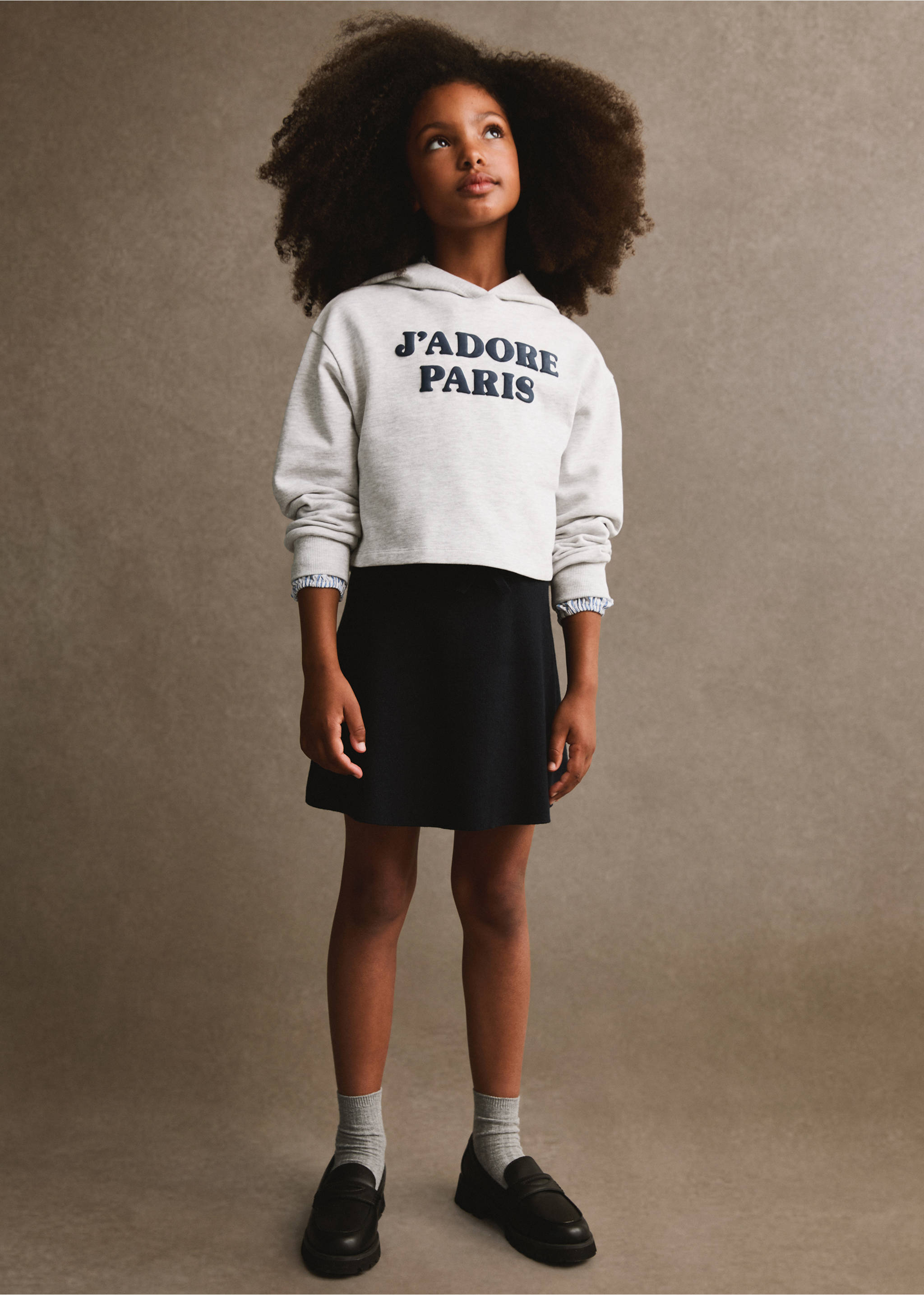 Fustă cloș - Detaliu al articolului 5, Bleumarin închis. Ref: 77072007-00.