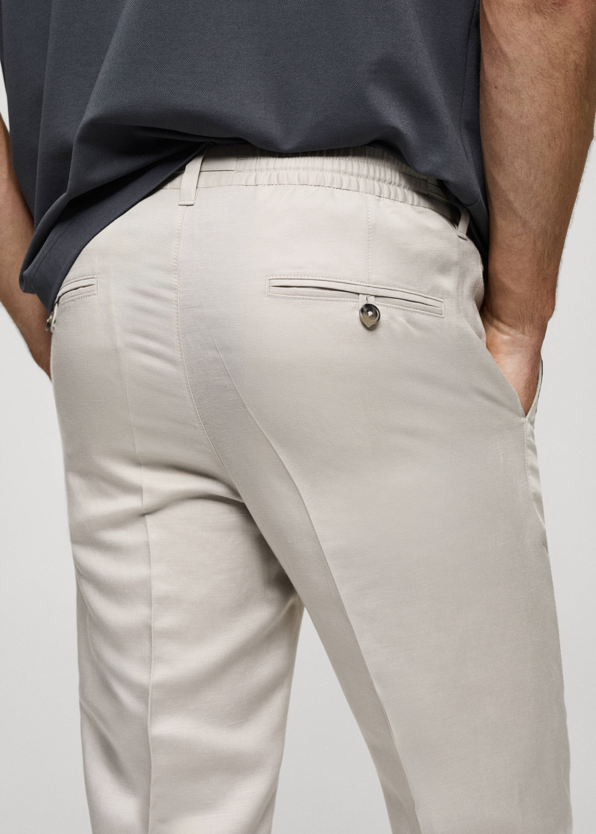 Pantalon lin Tencel cordon - Détail de l'article 6