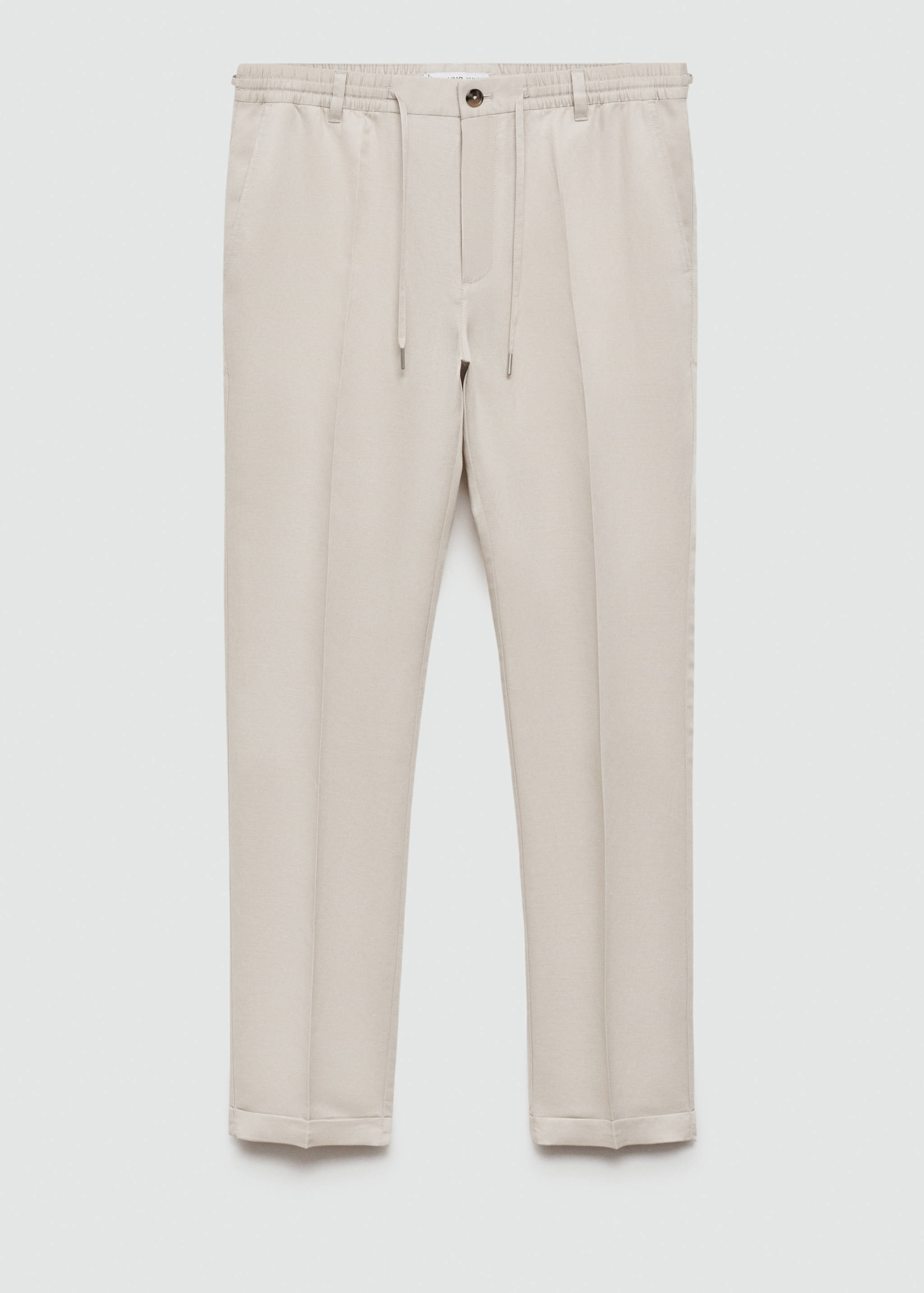 Pantalon lin Tencel cordon - Article sans modèle