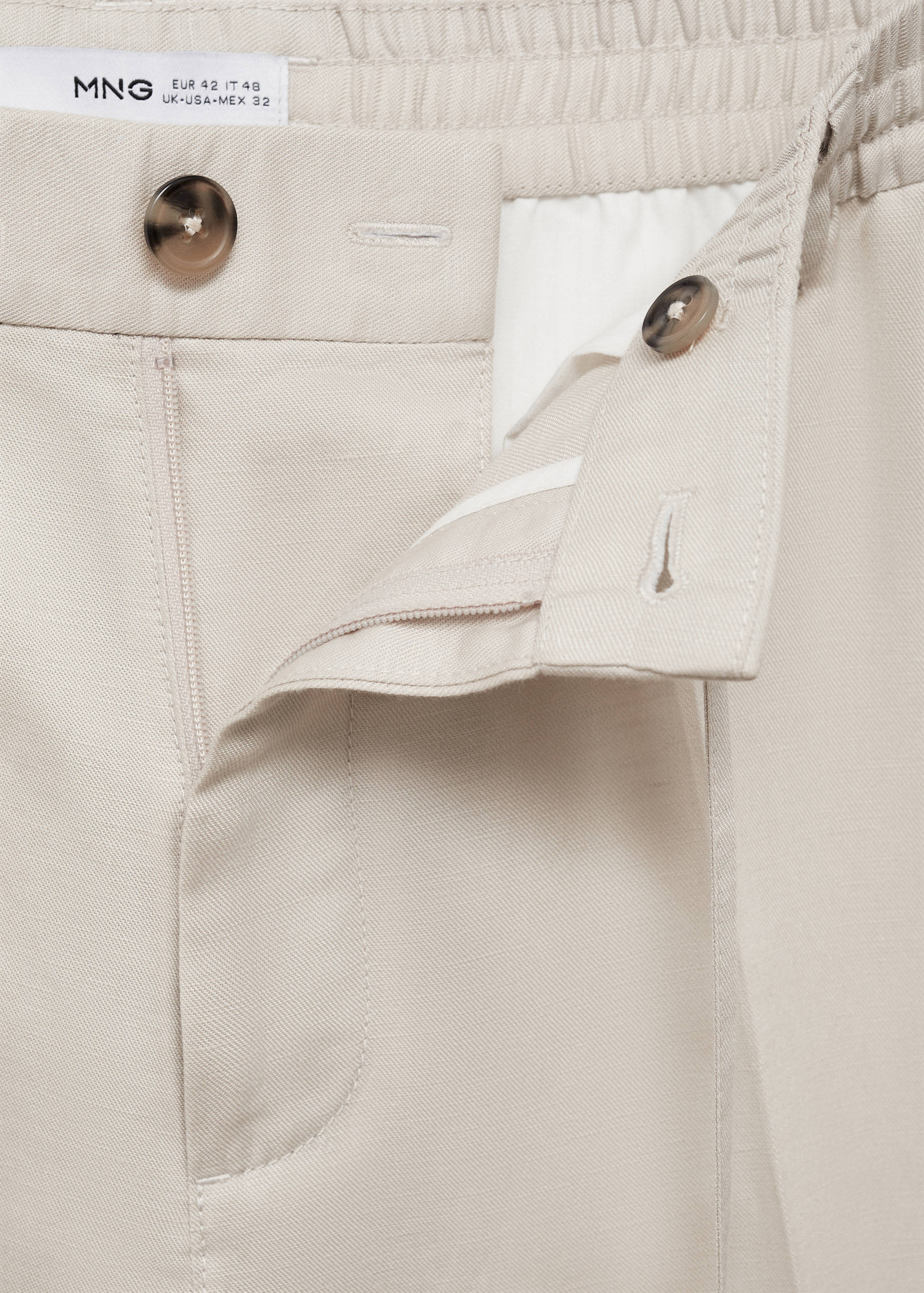 Pantalon lin Tencel cordon - Détail de l'article 8