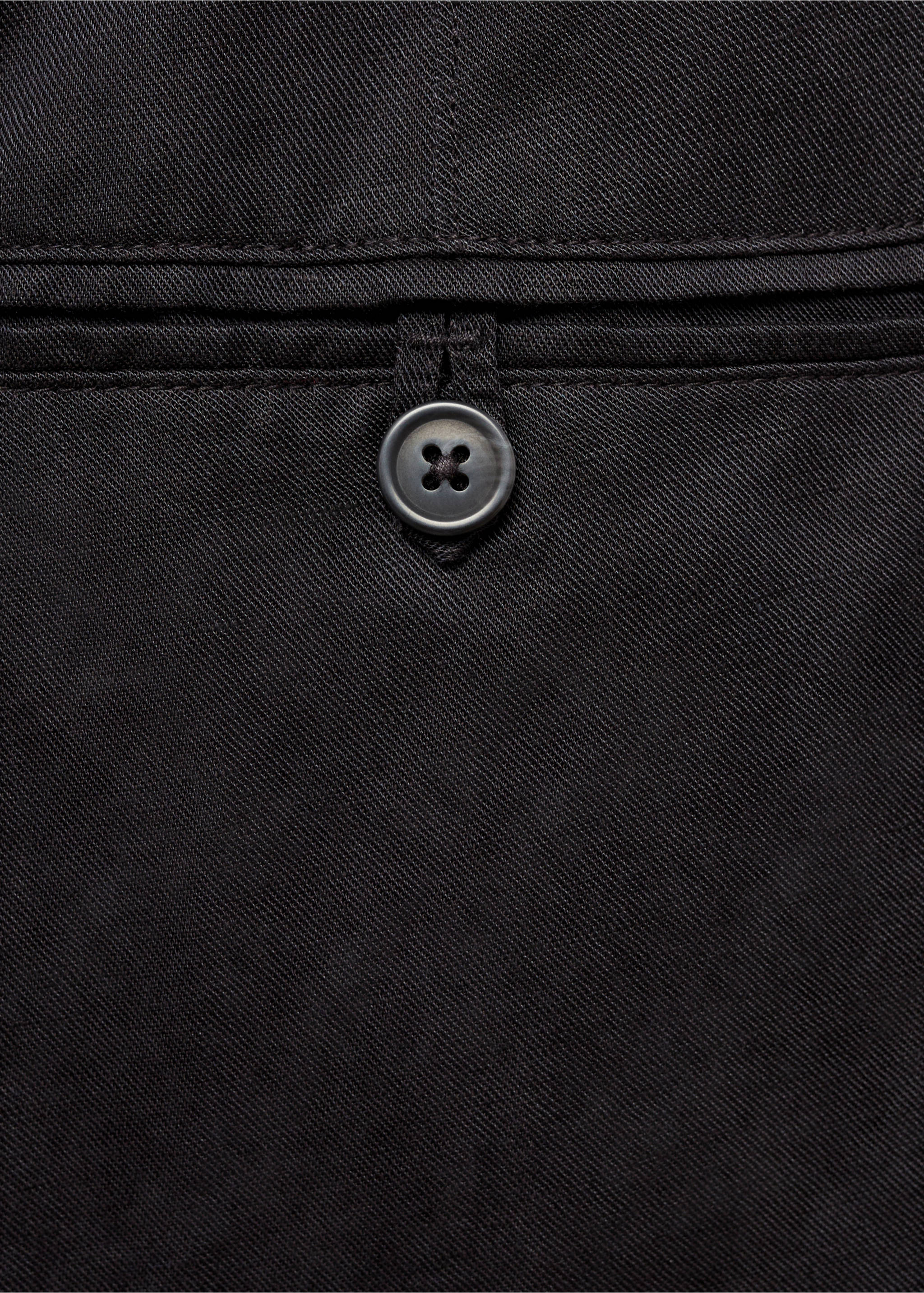 Tencel™ linen trousers with drawstring - Details of the article 0, Medium Grey. Ref: 77072531-00.