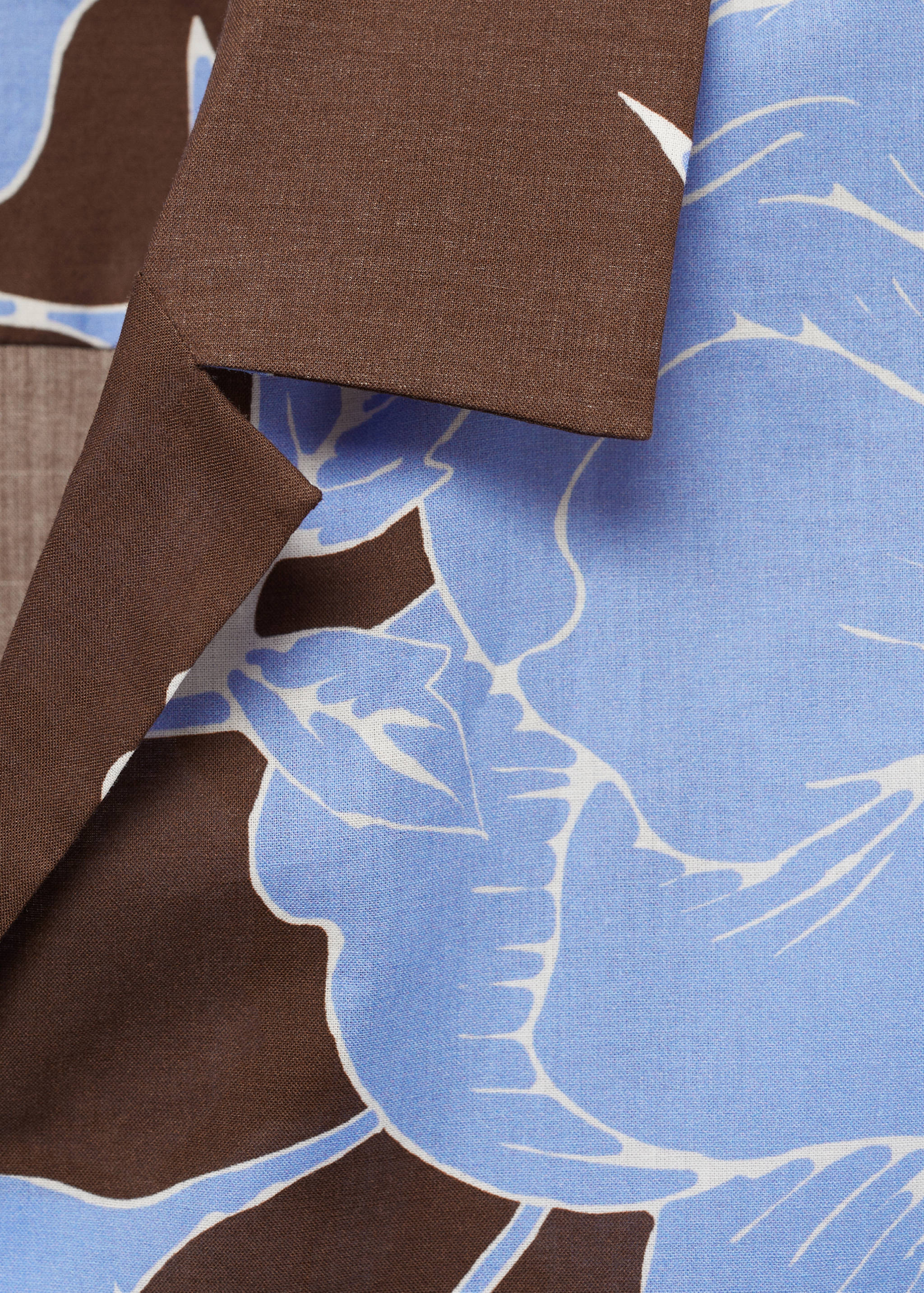 Camisa regular fit algodón estampada - Detalle del artículo 0