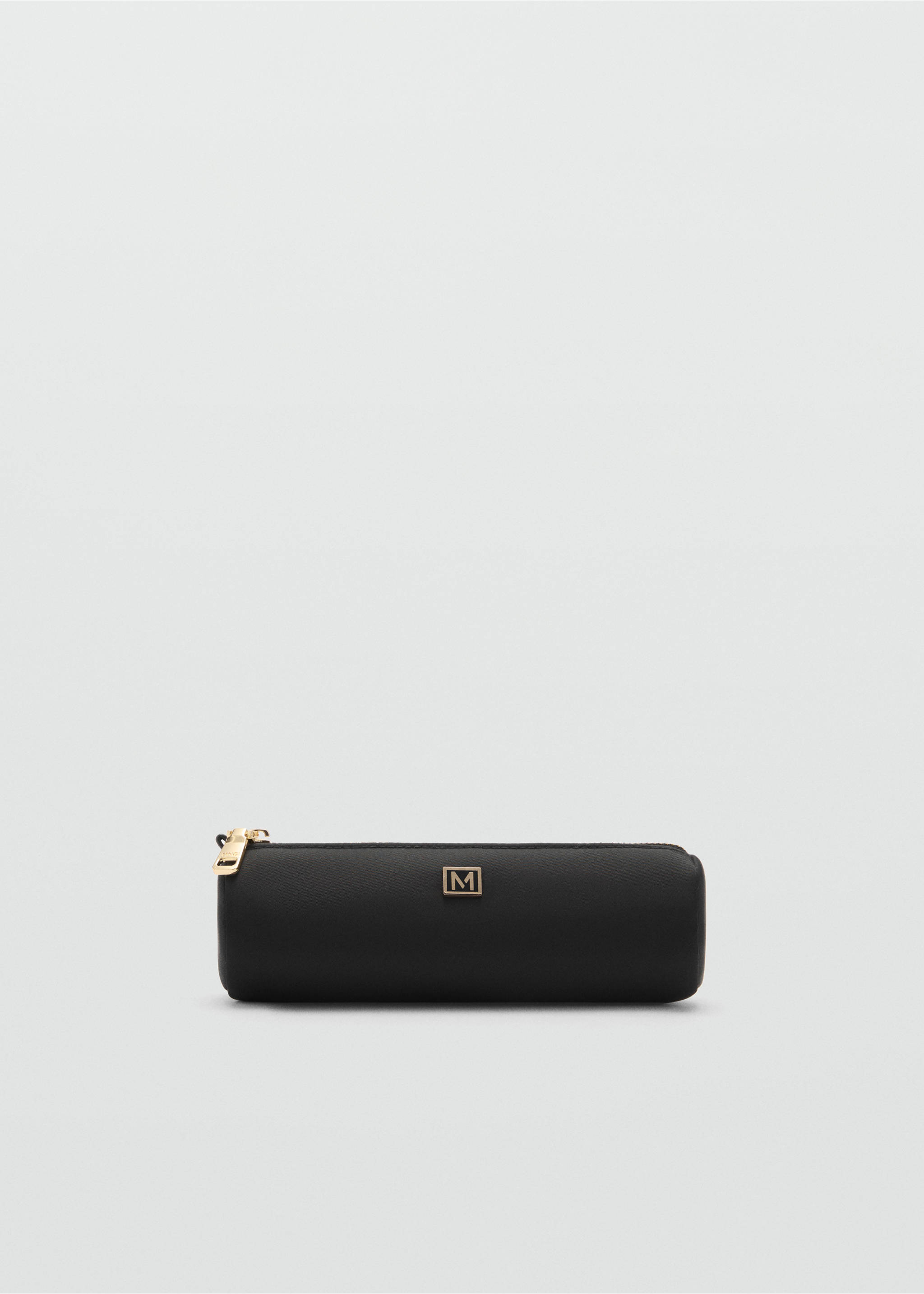 Etui met rits en logo - Artikel zonder model, Zwart. Ref: 77072548-00.