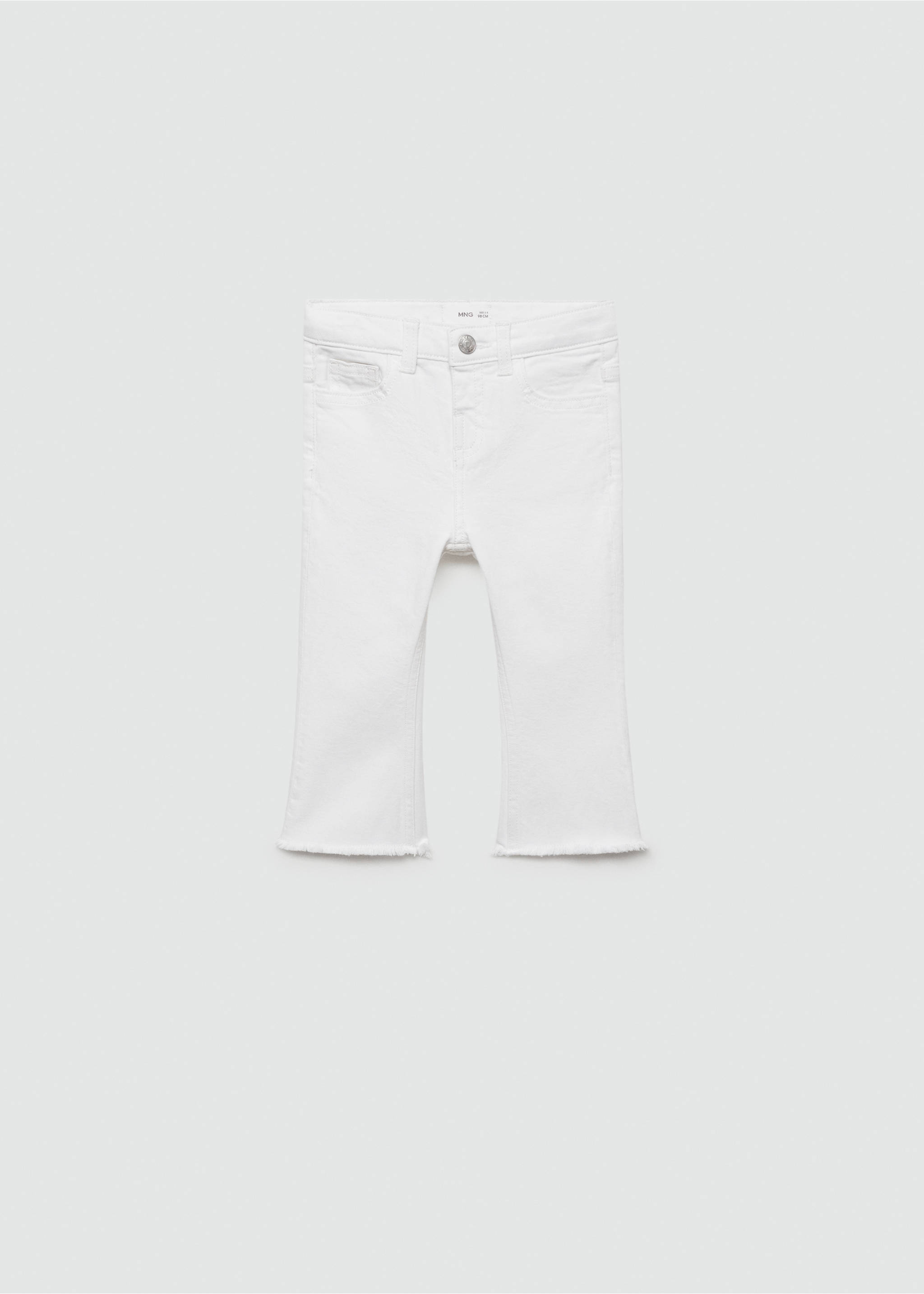 Jean flare - Article sans modèle, Blanc. Ref: 77072913-00.