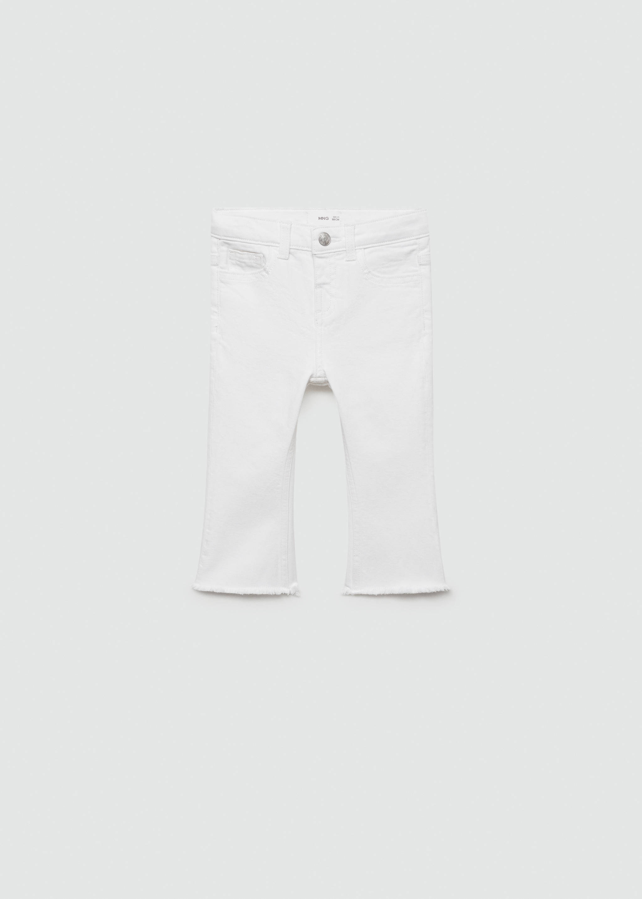 Flared finished jeans - Article without model