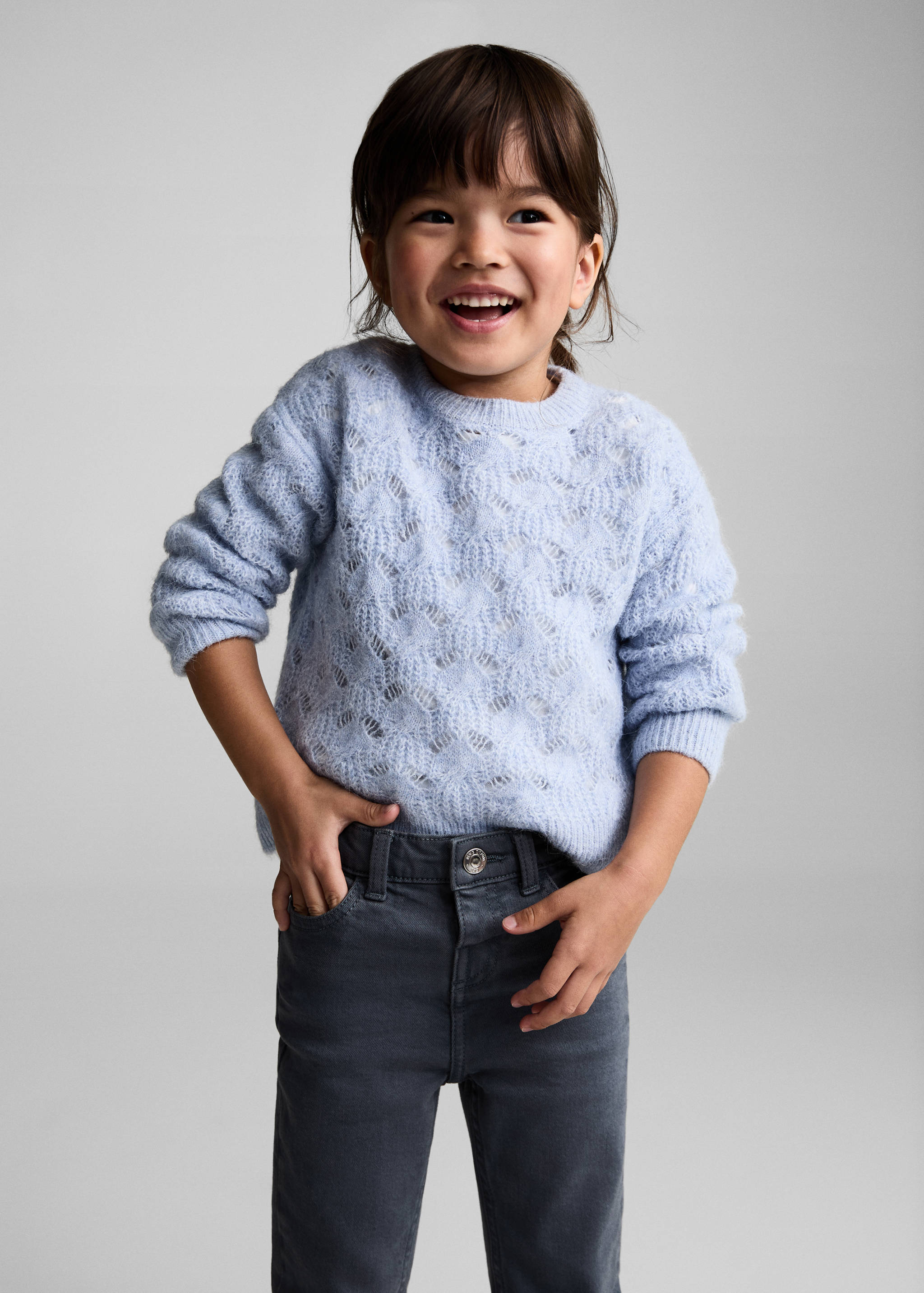 Flared finished jeans - Medium plane