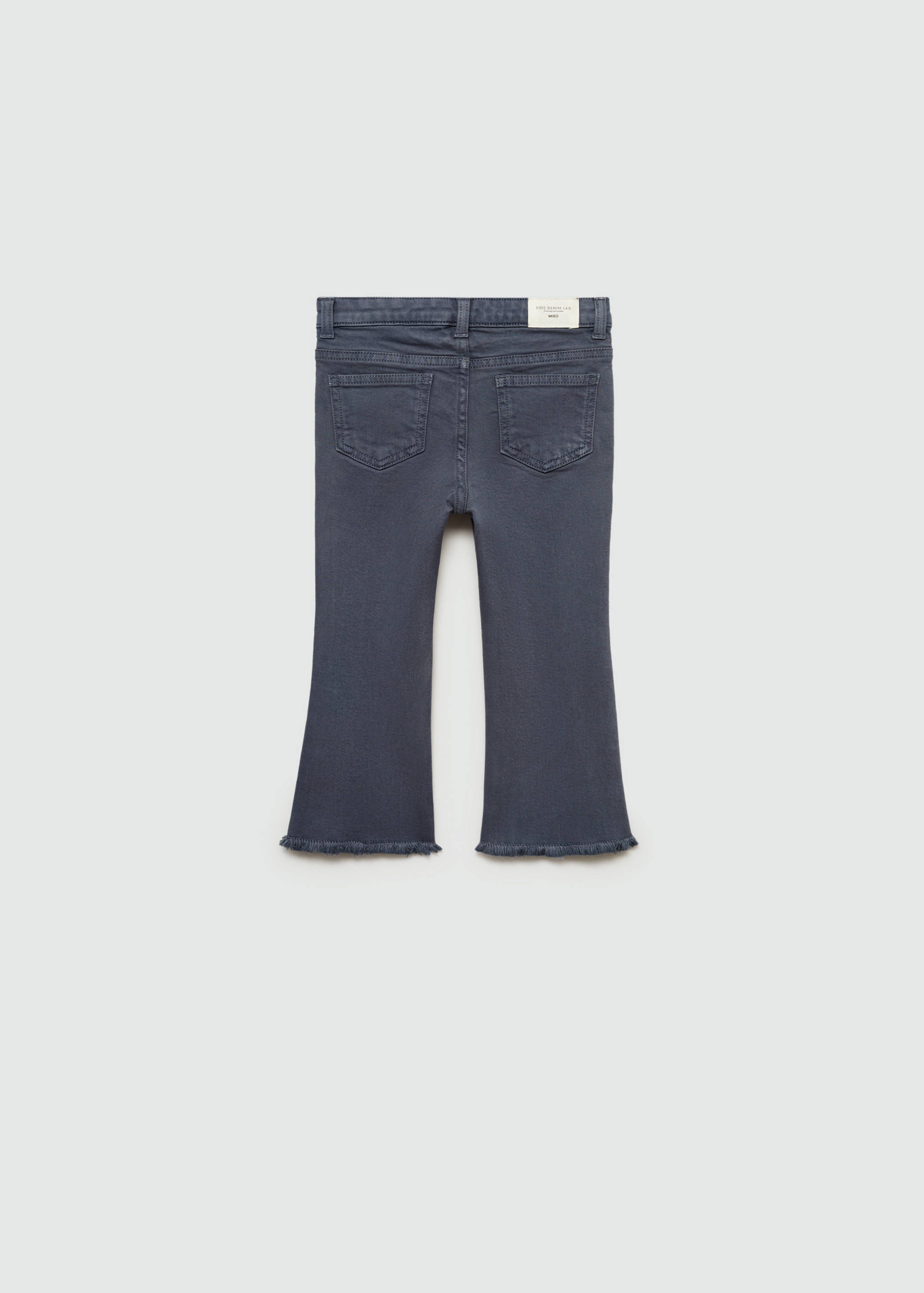 Flared finished jeans - Reverse of the article