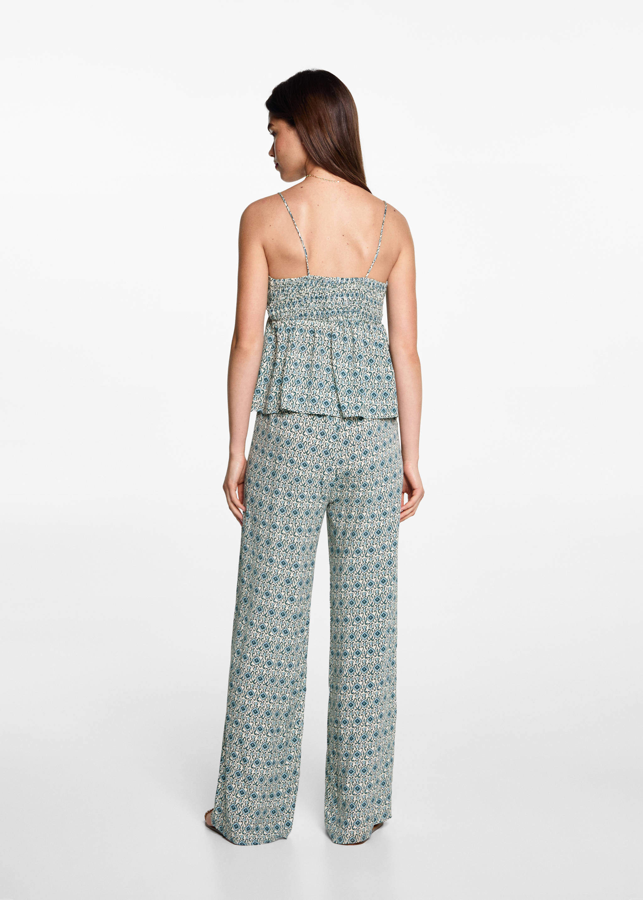 Gerade Printhose - Rückseite des Artikels