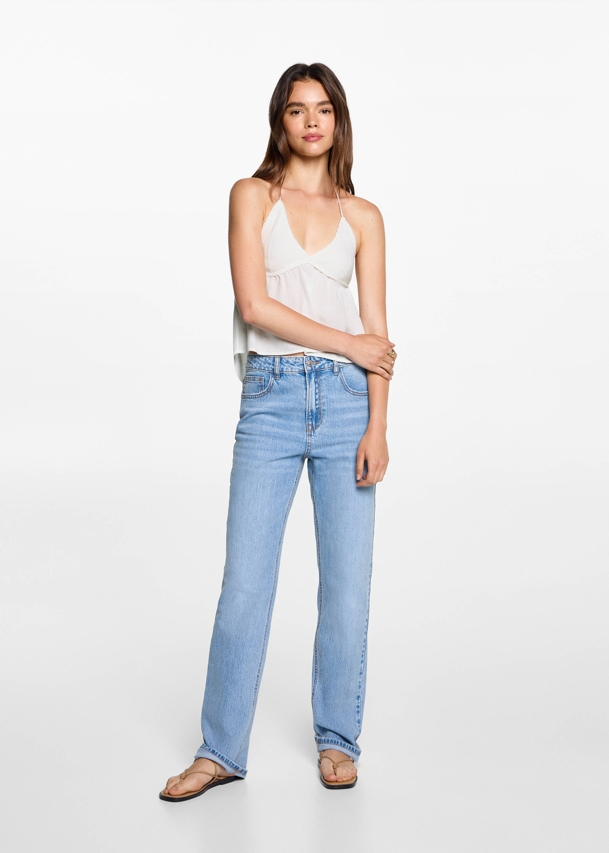 Crochet panel top - General plane