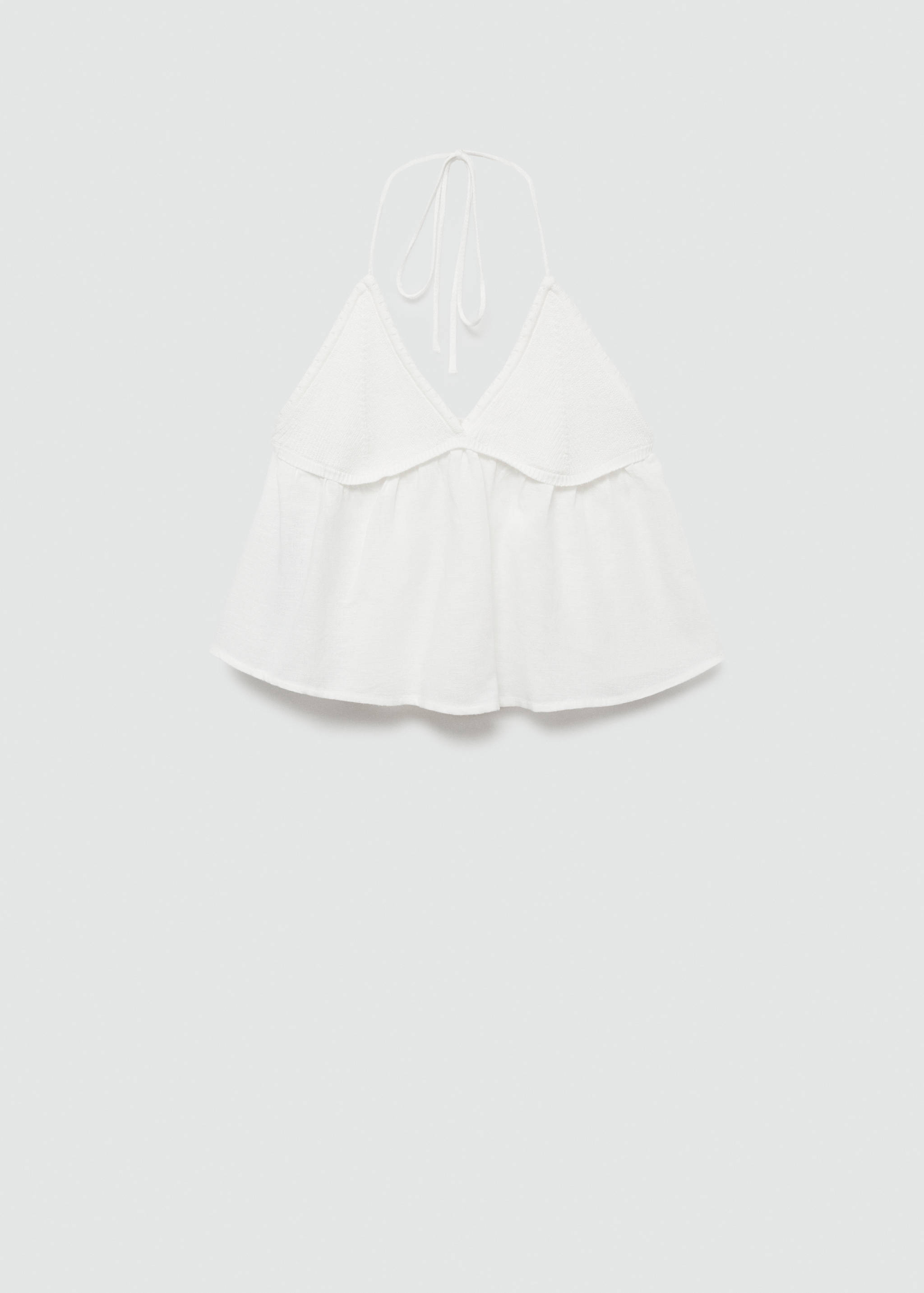 Crochet panel top - Article without model