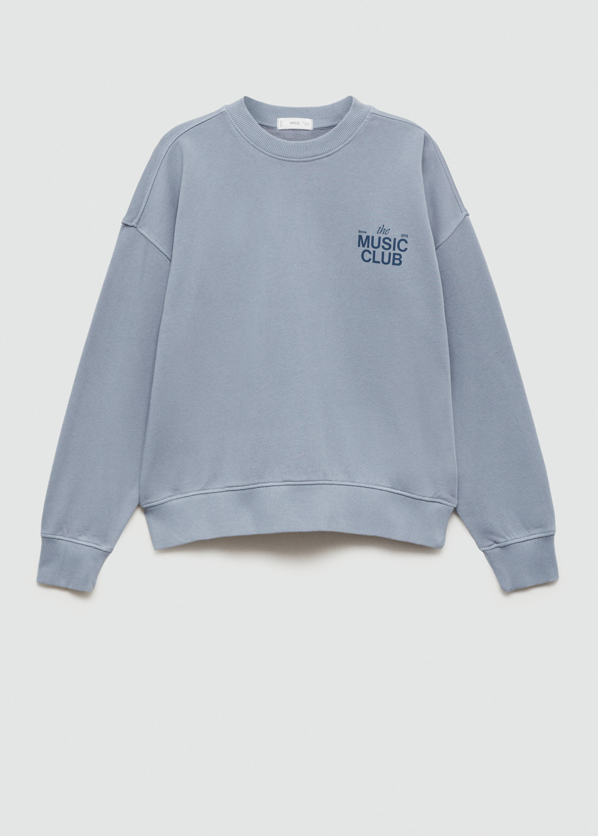 Gemustertes Baumwoll-Sweatshirt - Artikel ohne Model