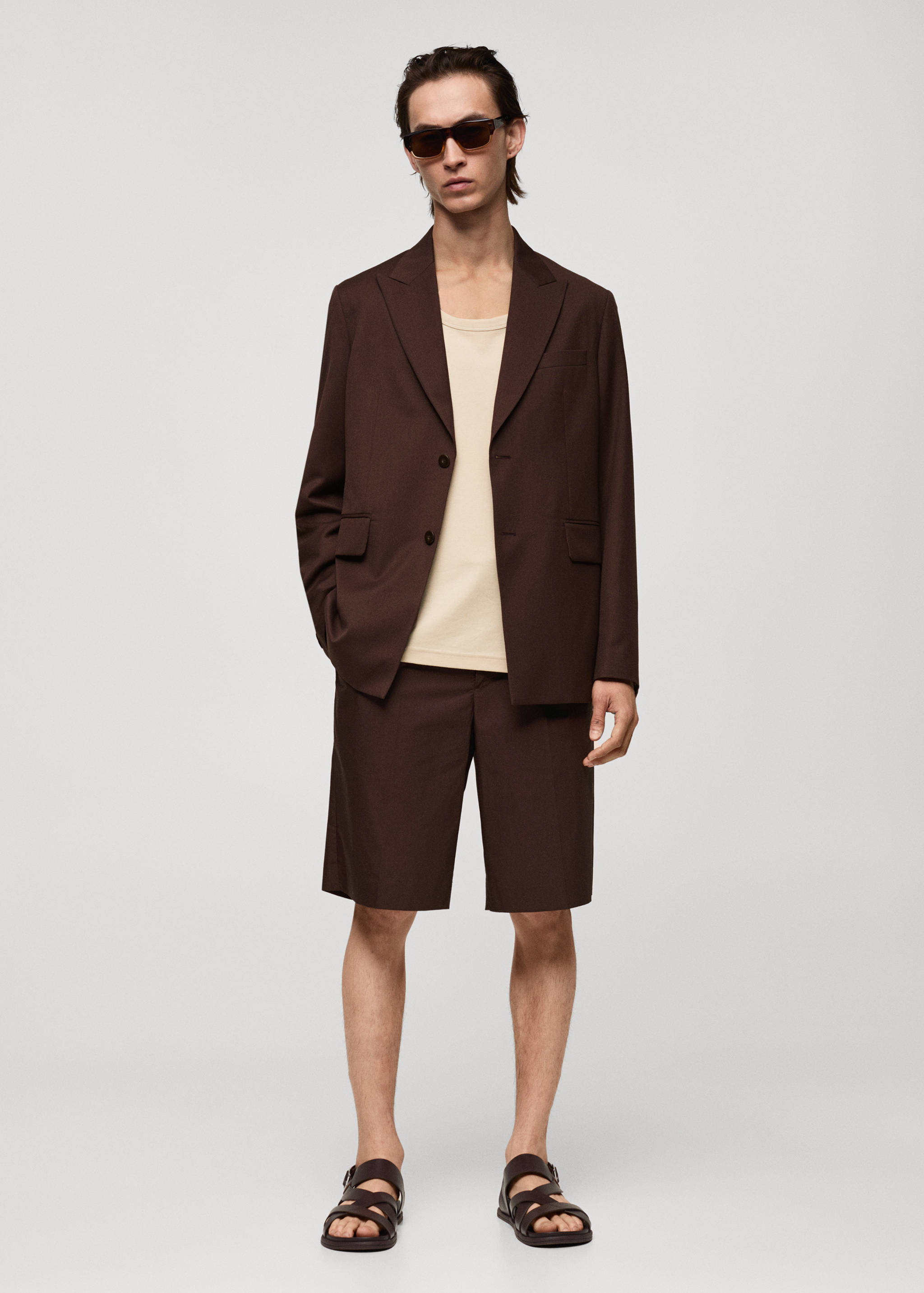 Relaxed-fit bermuda shorts - General plane