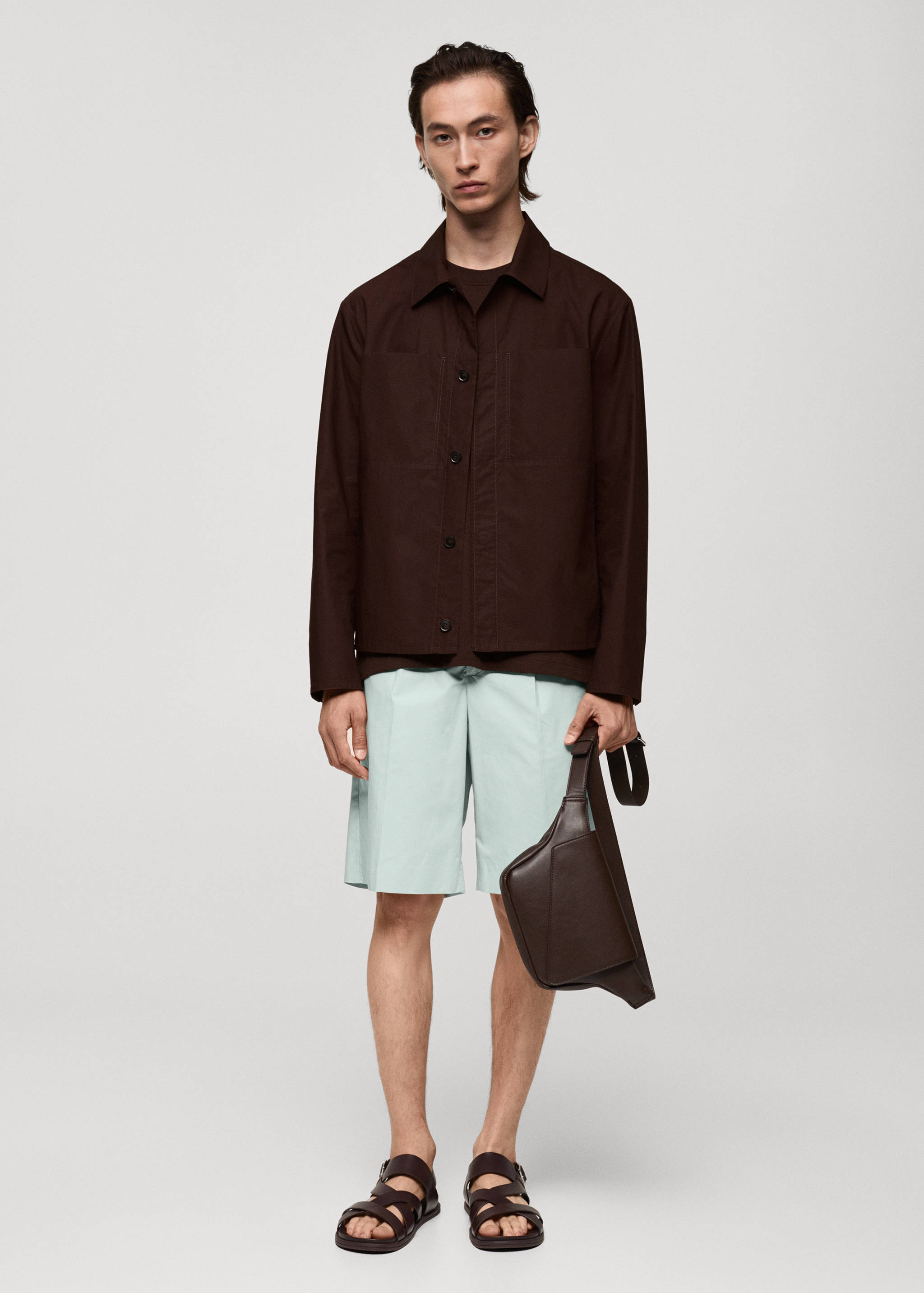 Relaxed-fit bermuda shorts - General plane