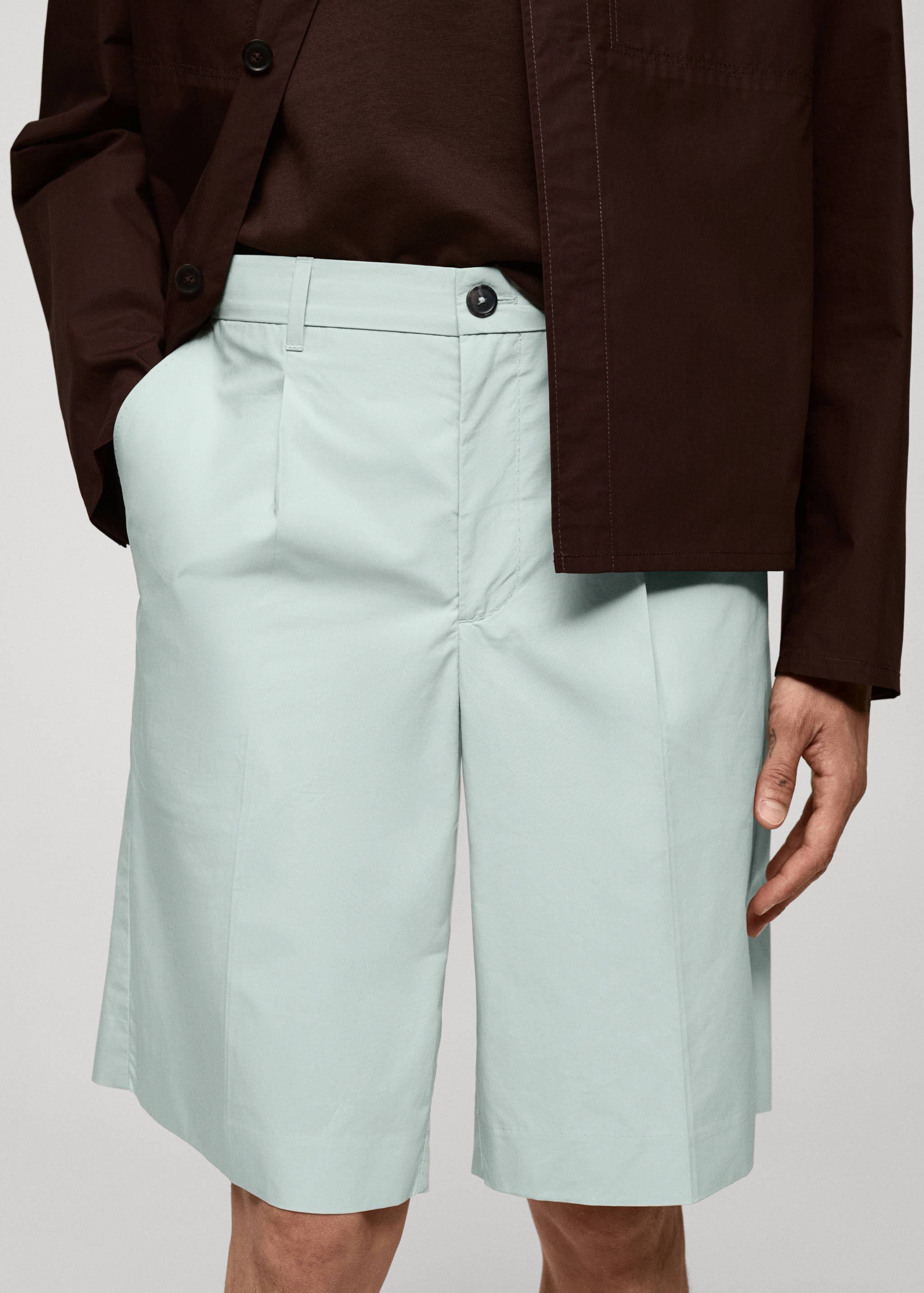 Relaxed-fit bermuda shorts - Details of the article 1