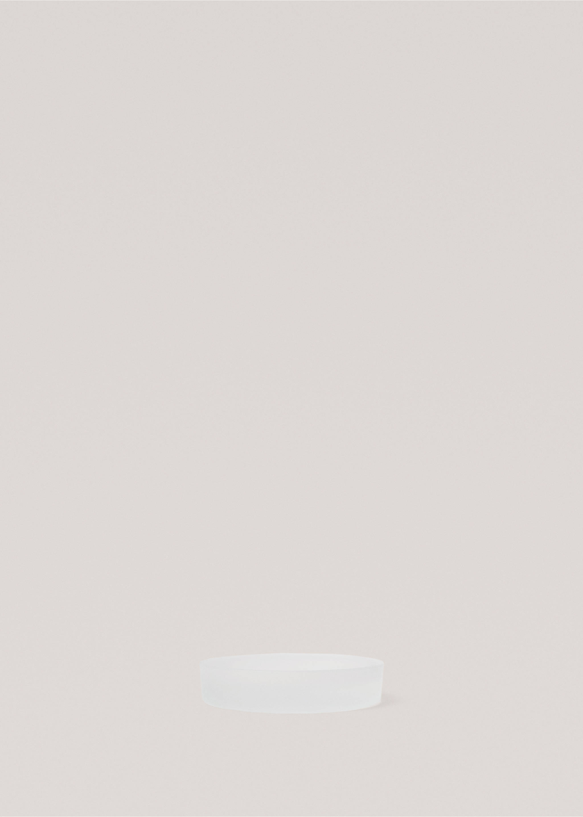 Semi-transparent soap holder - Article without model, Ice Grey. Ref: 77073261-00.