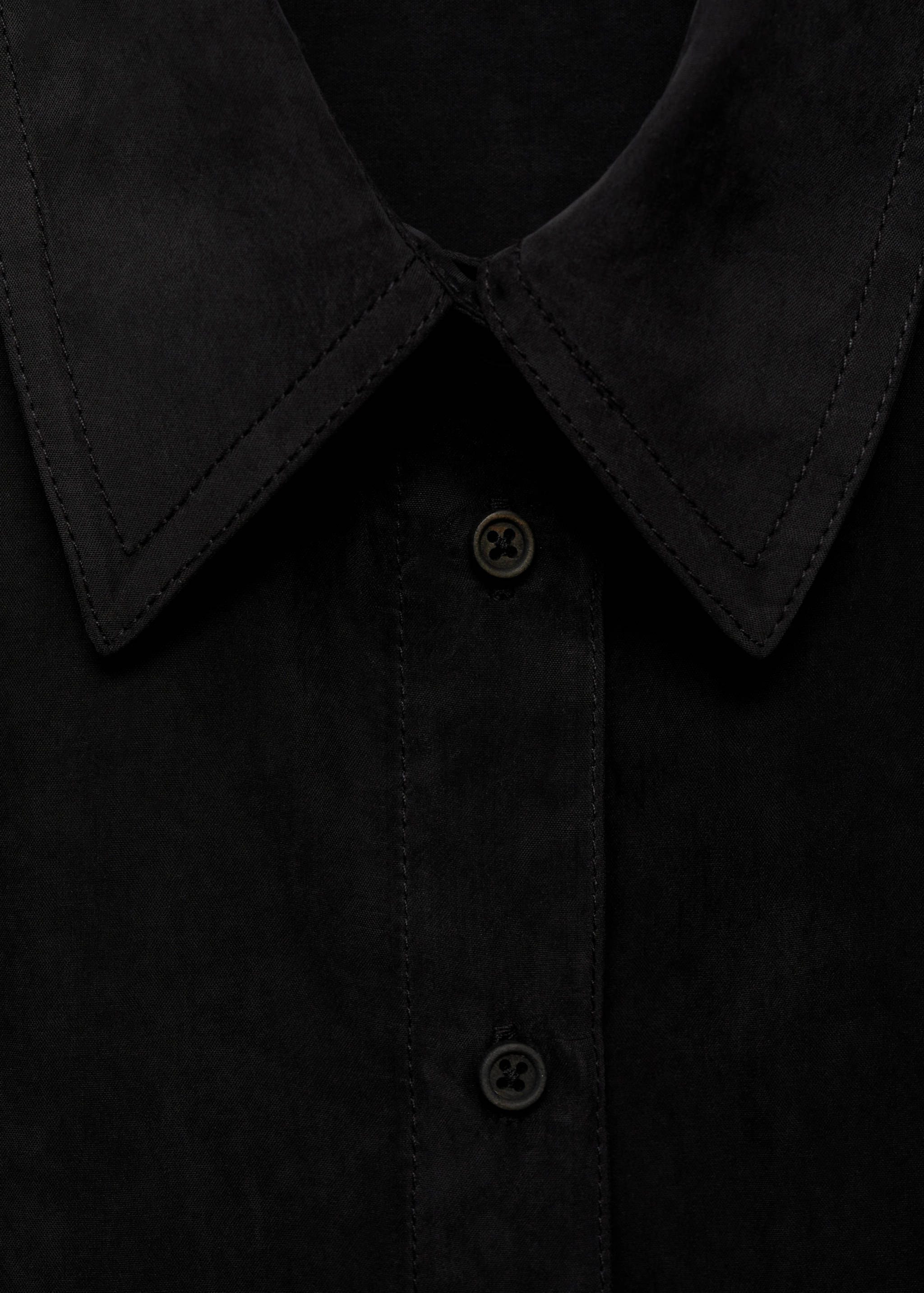 Short-sleeved cupro shirt - Details of the article 8