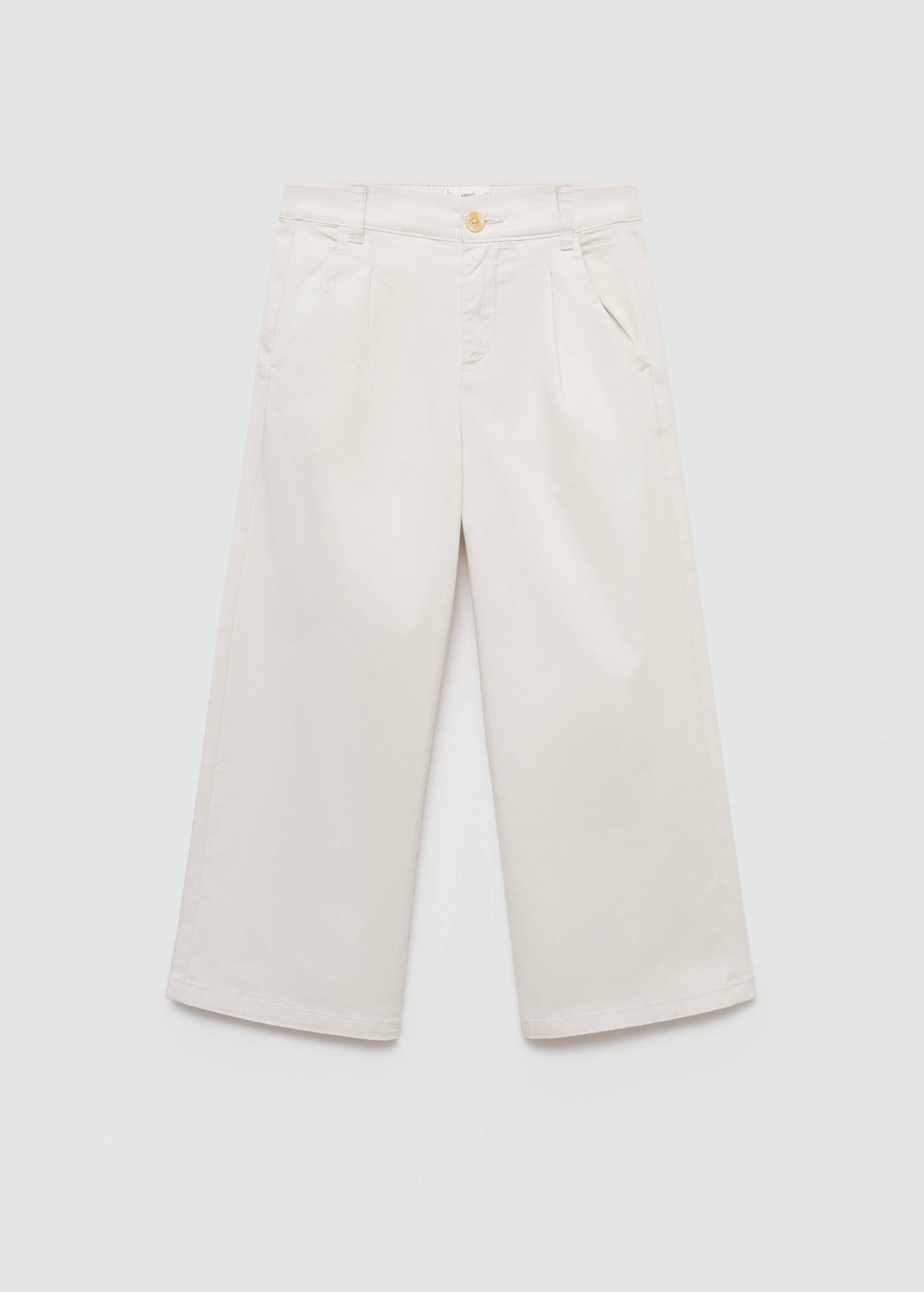 Pleated culottes trousers - Article without model