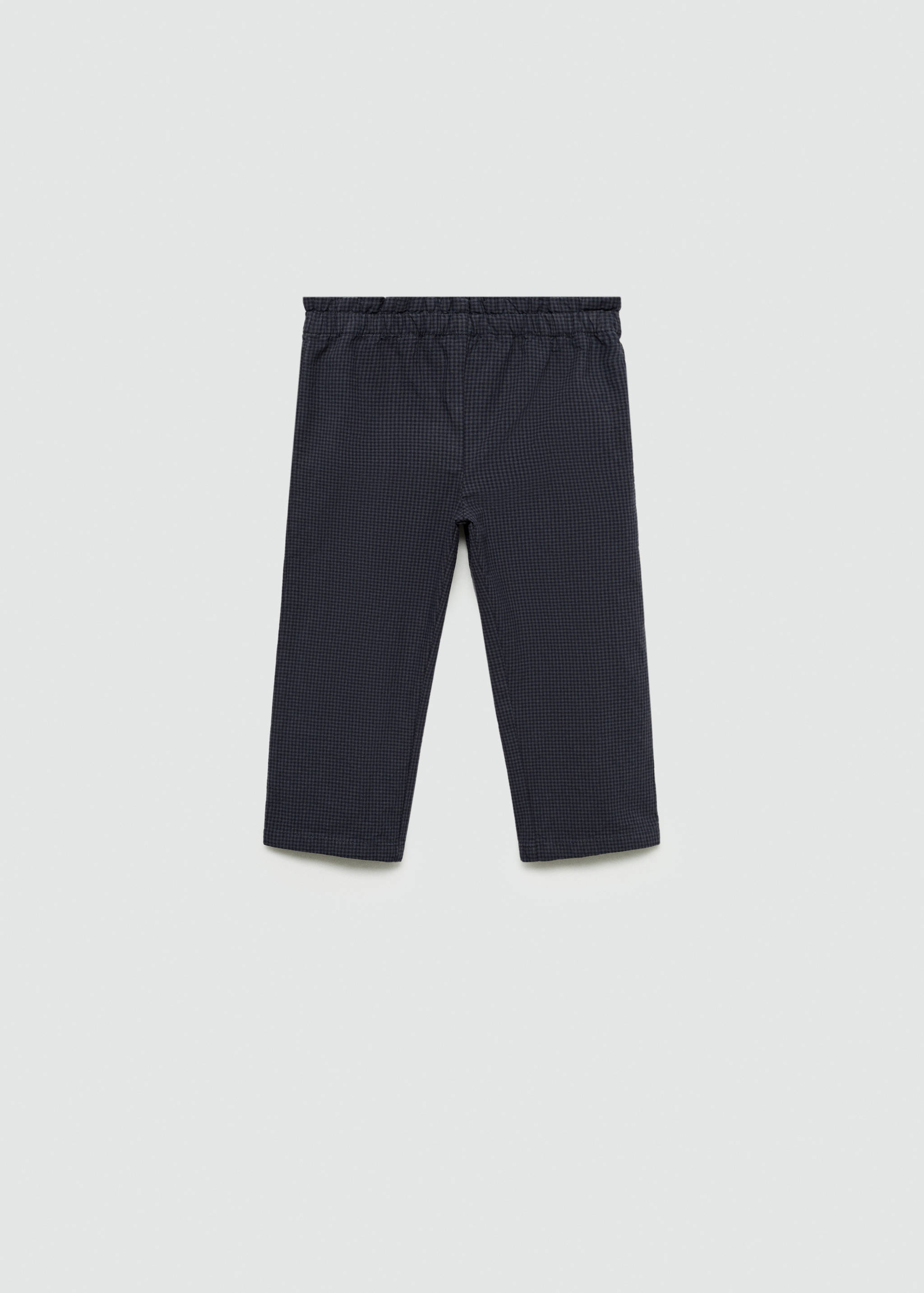 Pantalon droit à carreaux - Article sans modèle