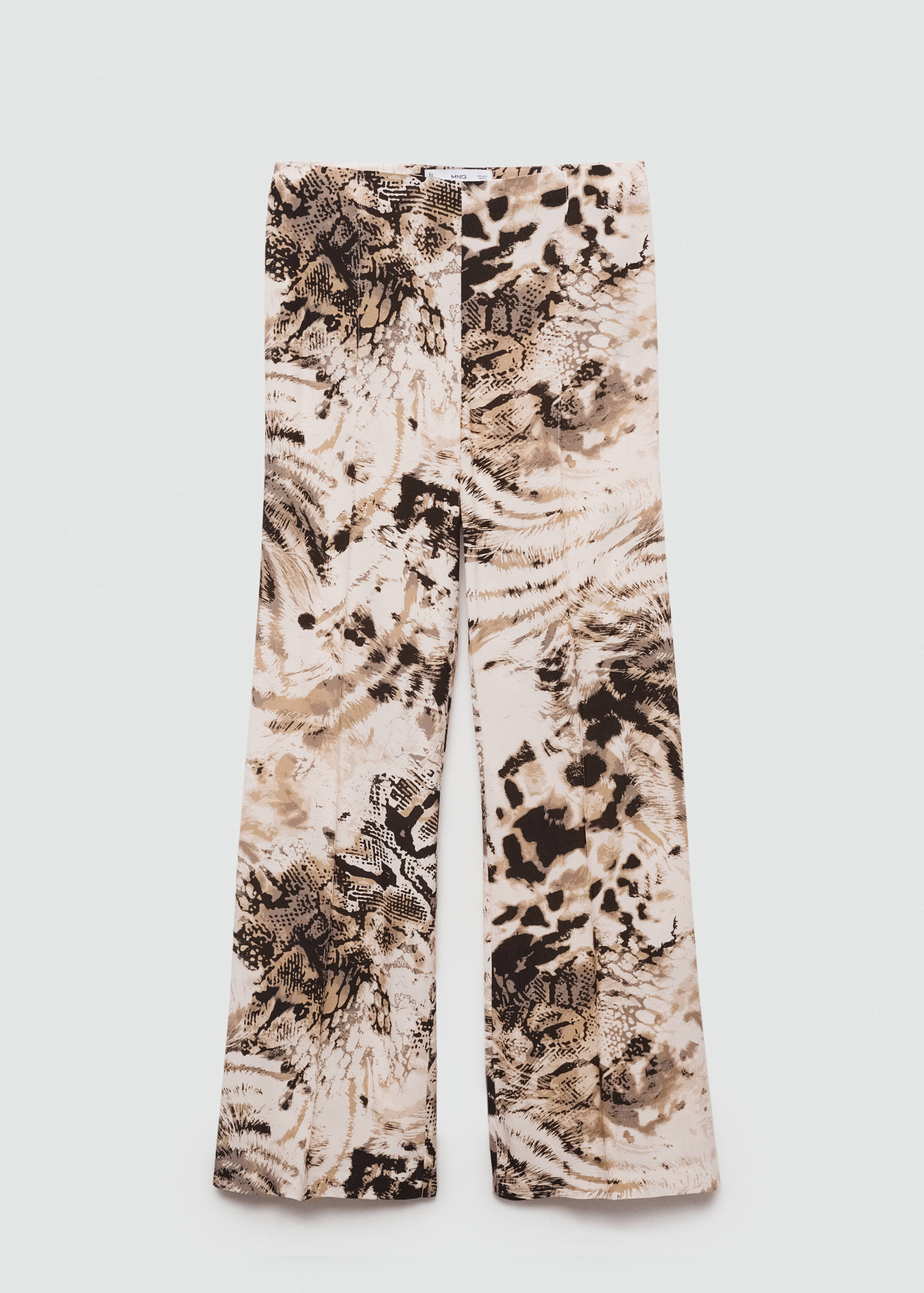 Fluid animal- print trousers - Article without model