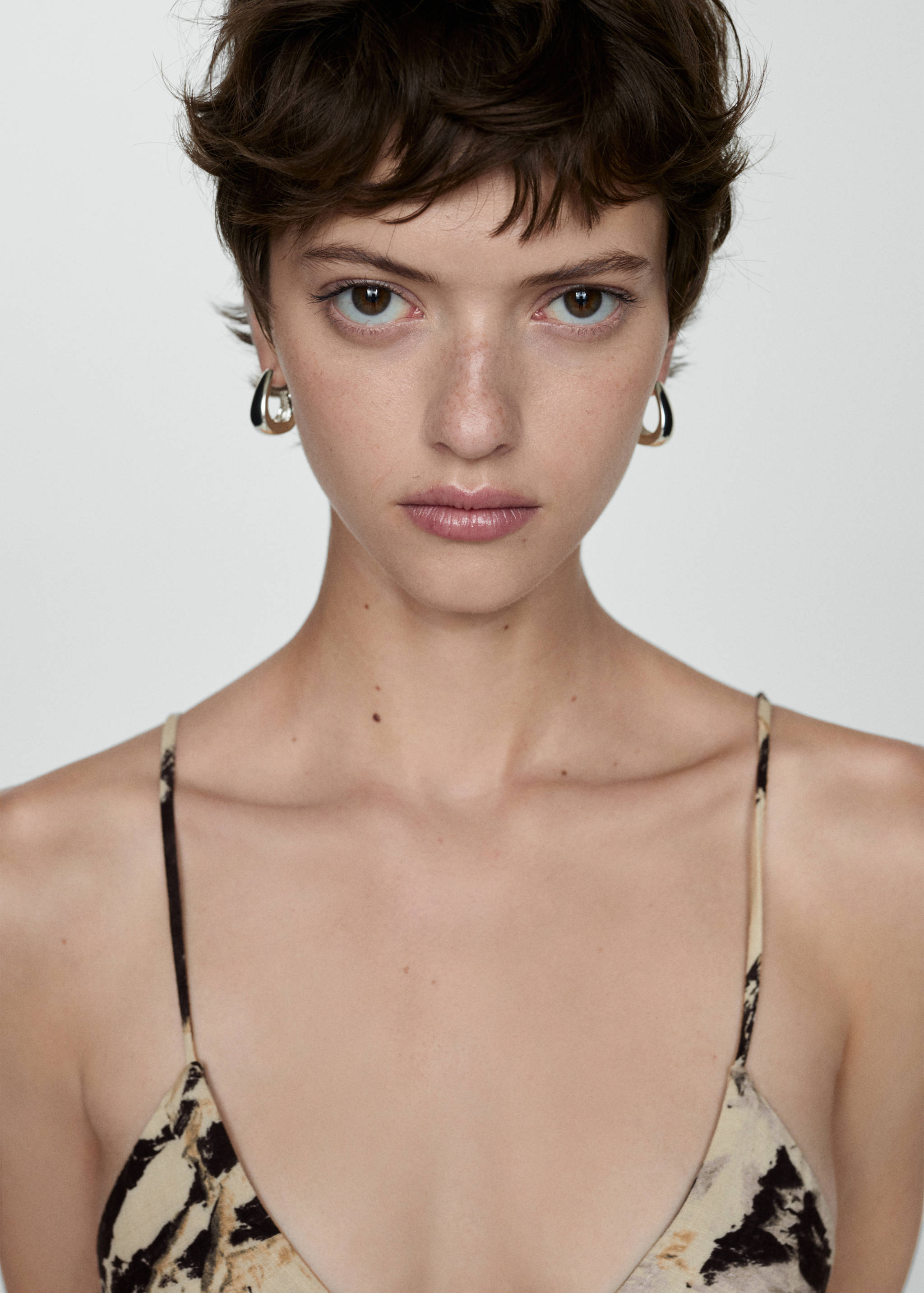 Robe longue en imprimé animal - Détail de l'article 1