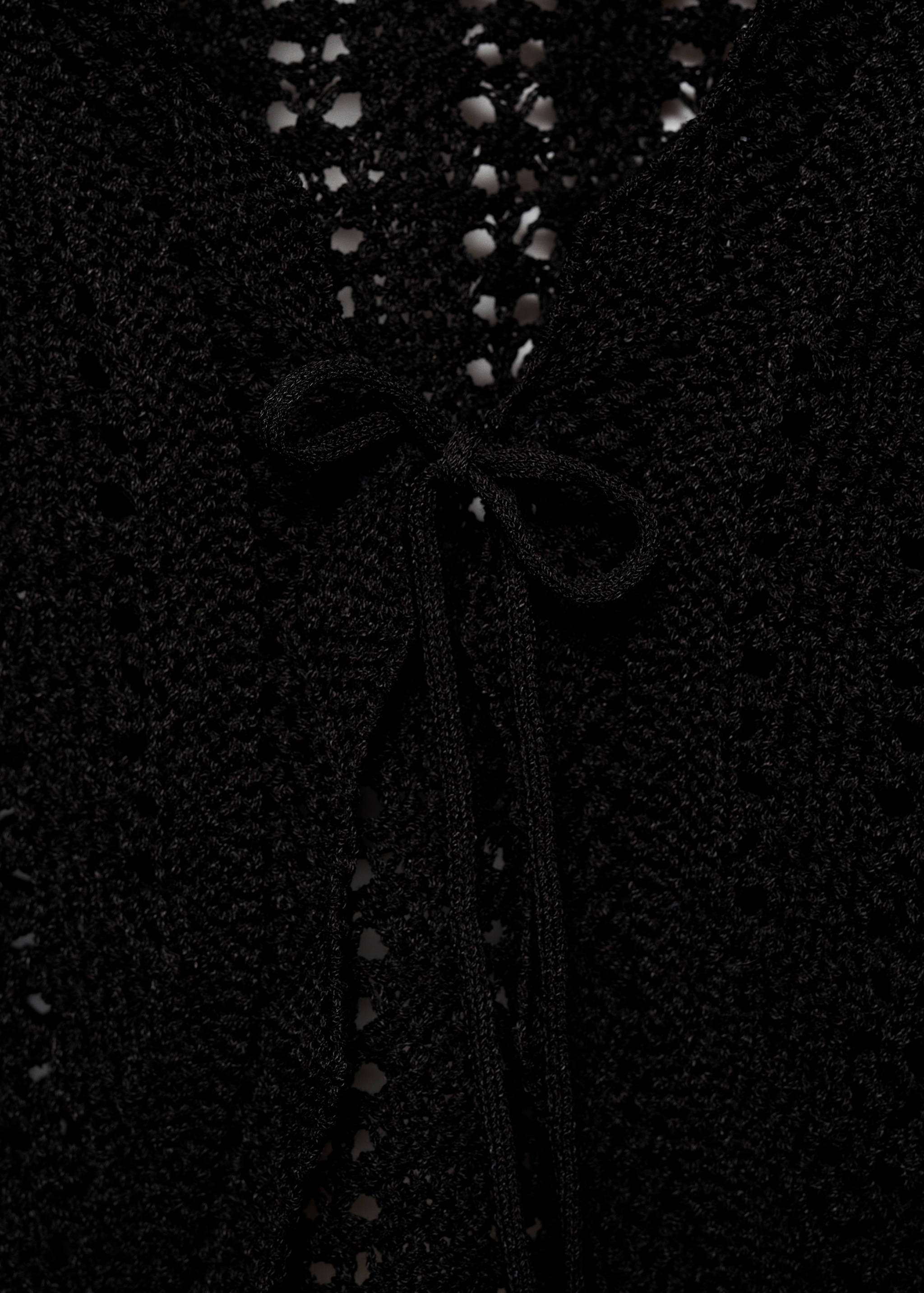 Cardigan de malha com laço - Pormenor do artigo 8