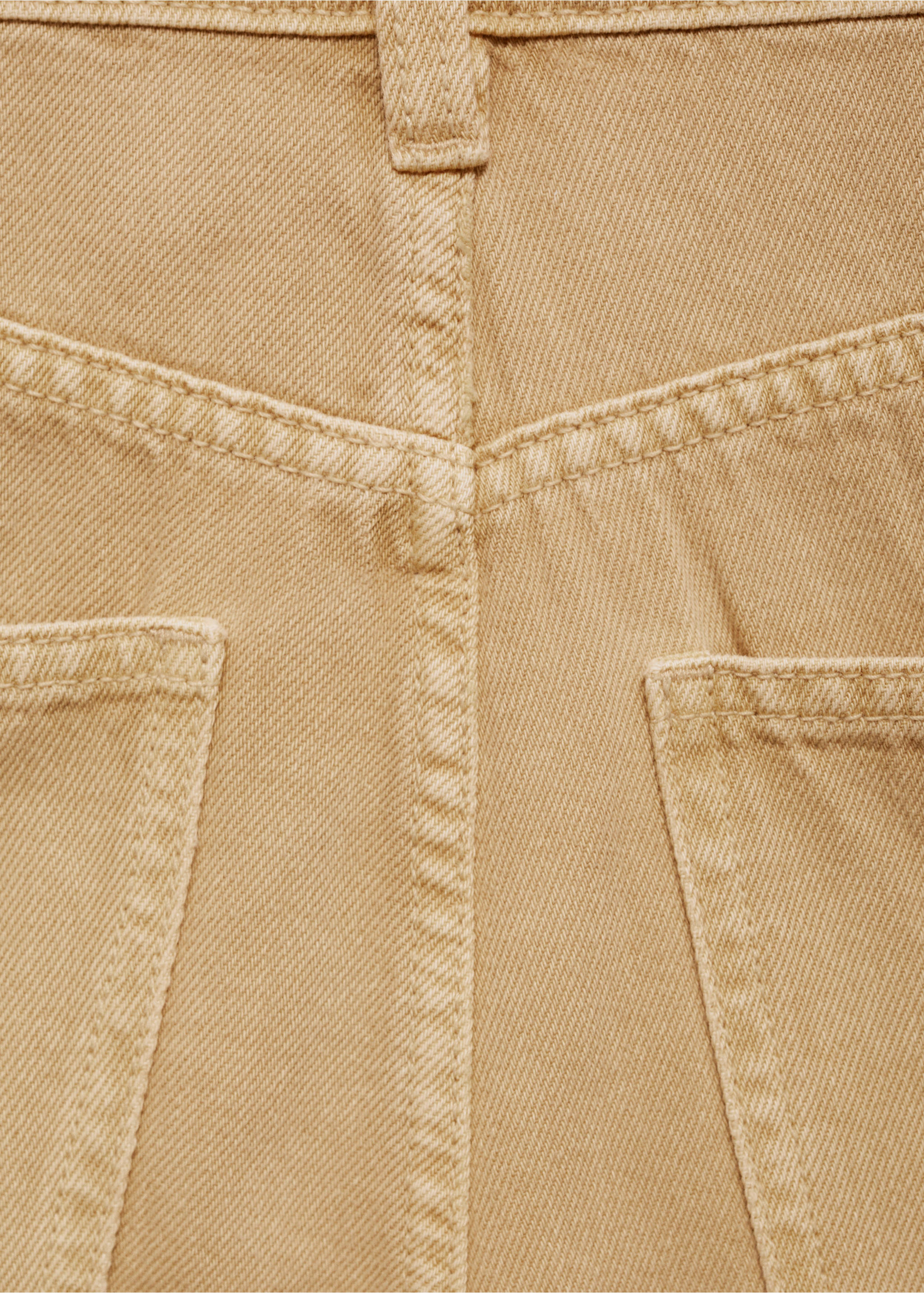 Low-rise loose-fit wide leg jeans - Details of the article 0, Medium Brown. Ref: 77074016-00.