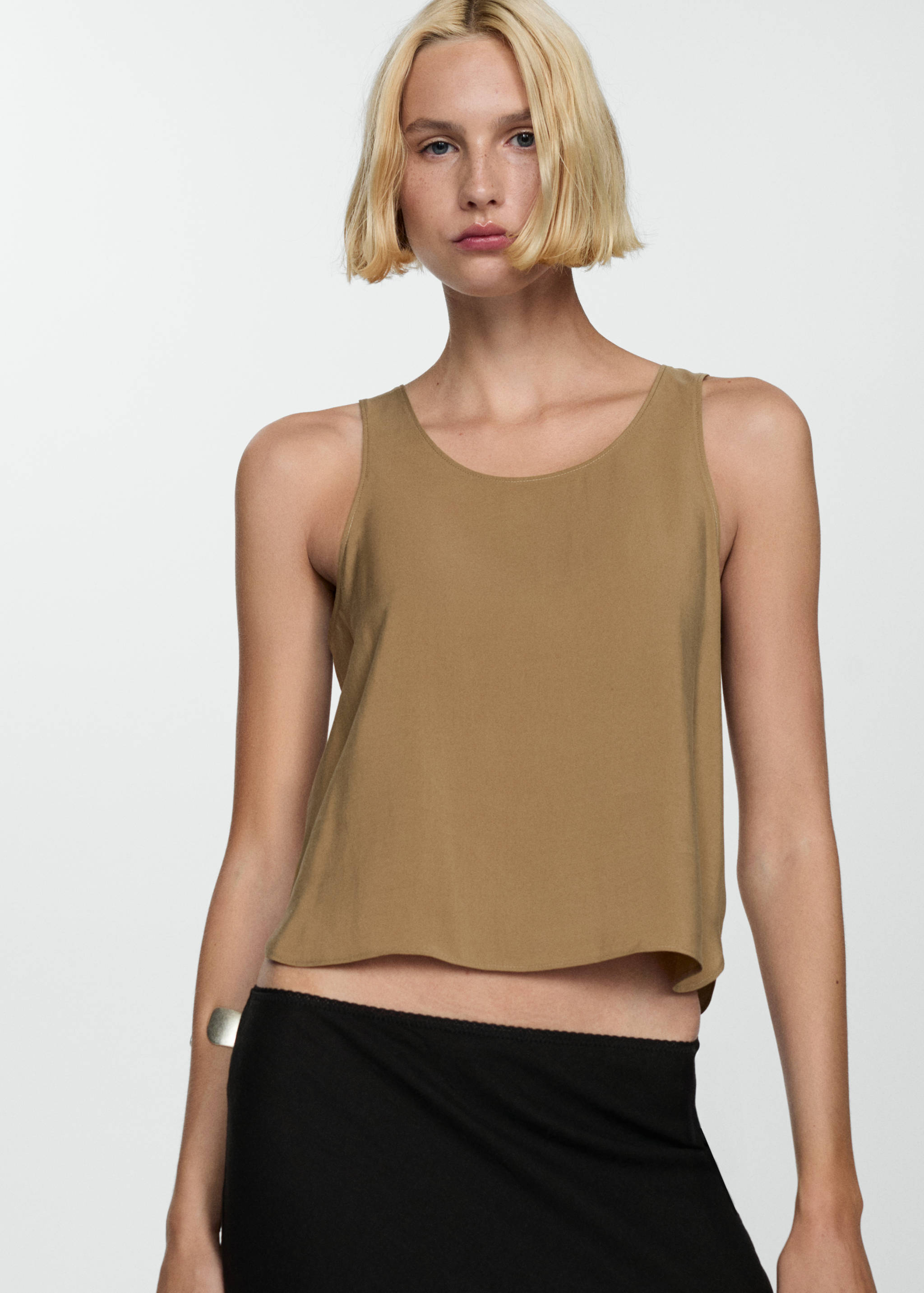 Modal sleeveless top - Details of the article 6