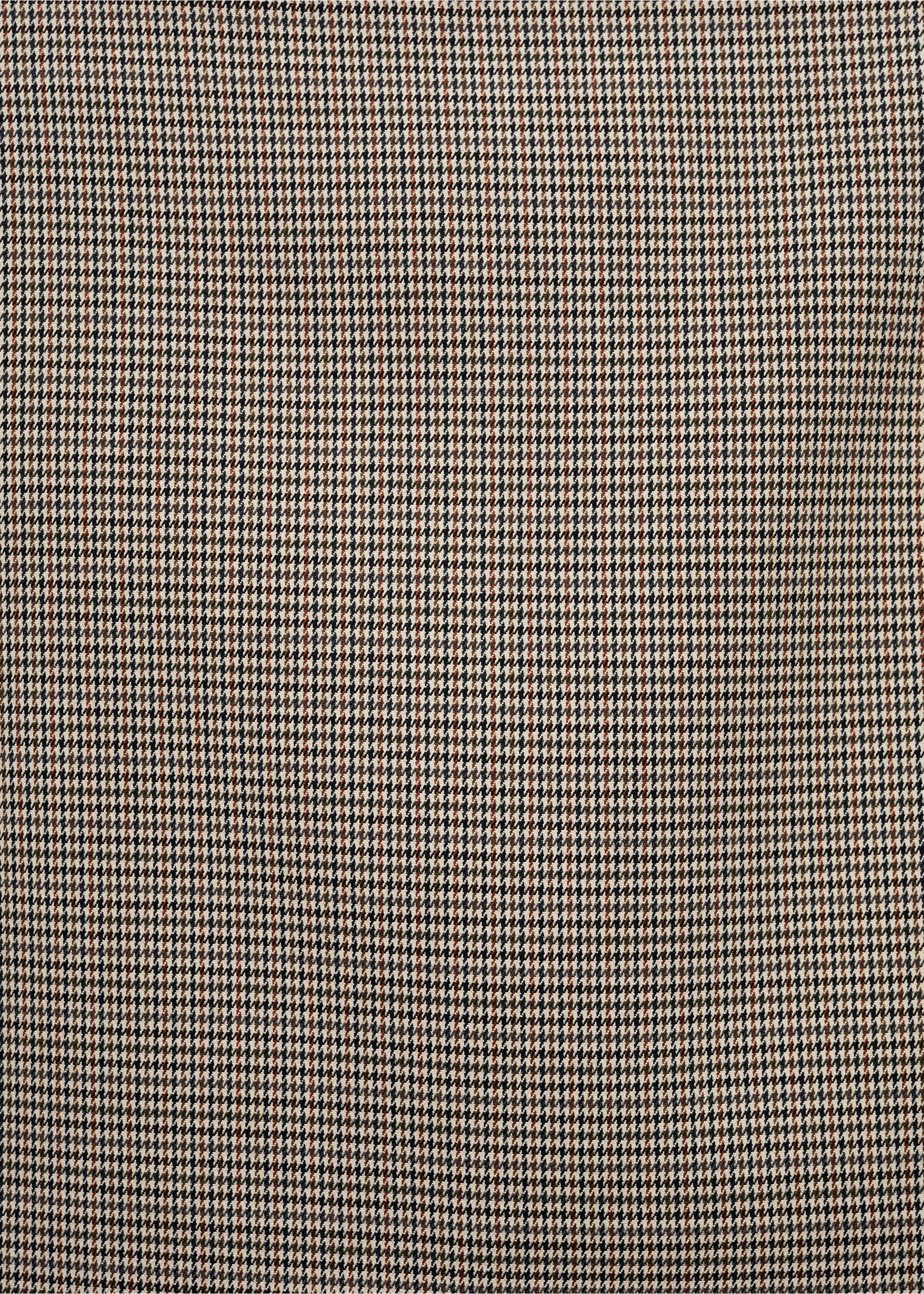 Houndstooth miniskirt - Details of the article 8, Brown. Ref: 77074024-00.