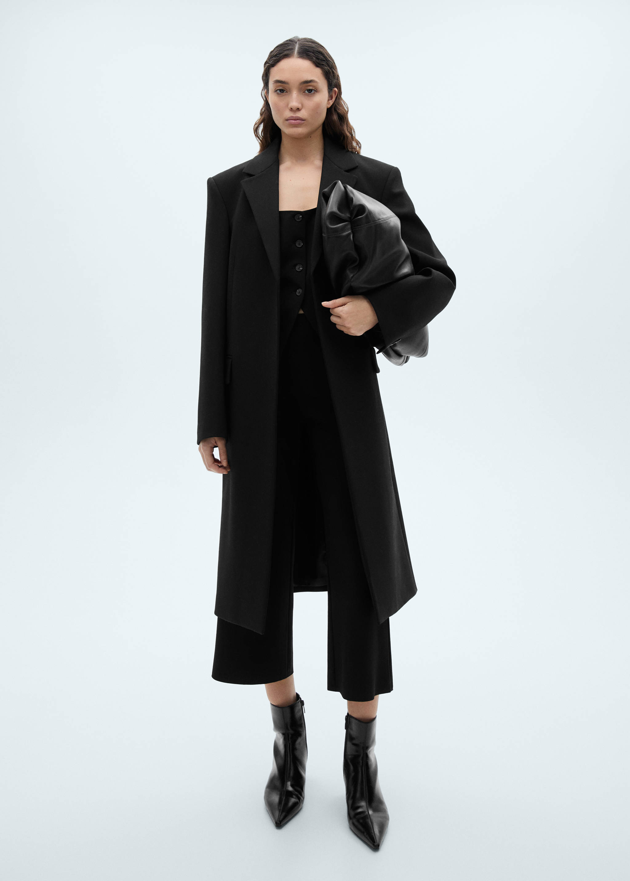 Gilet boutons bretelles larges - Plan général