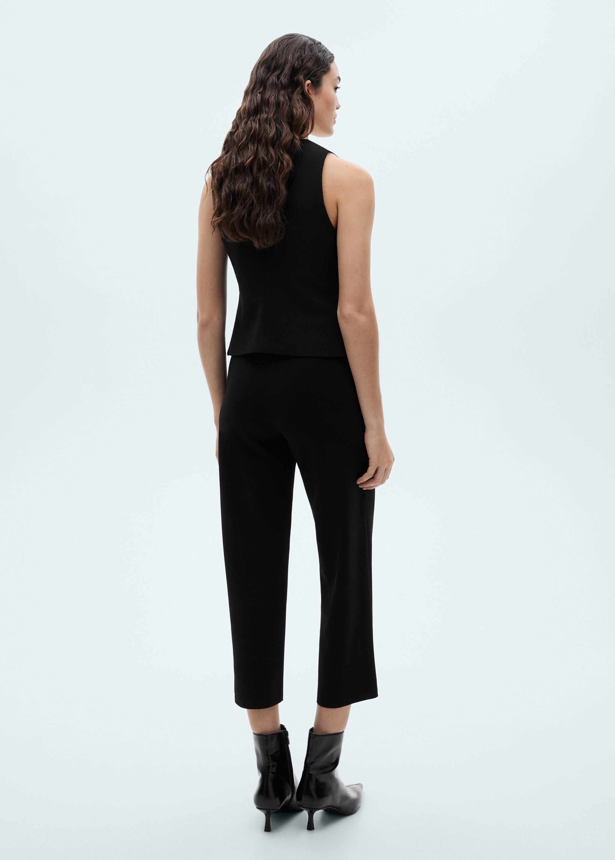 Gilet boutons bretelles larges - Verso de l’article