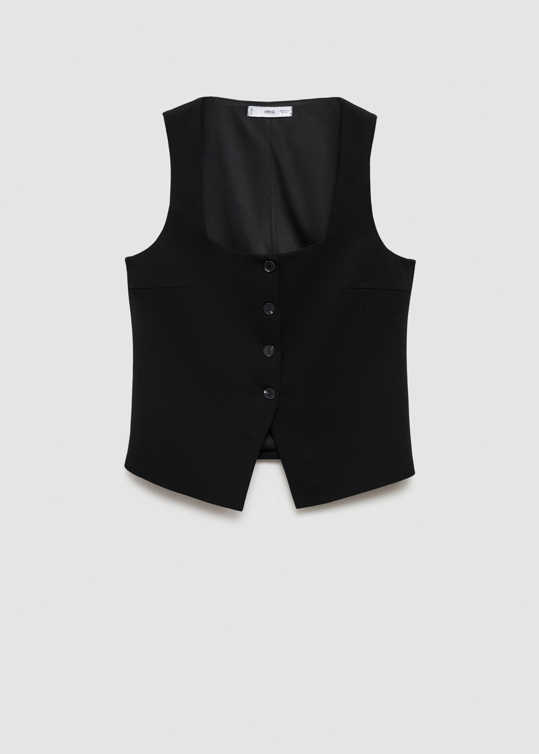 Gilet boutons bretelles larges - Article sans modèle