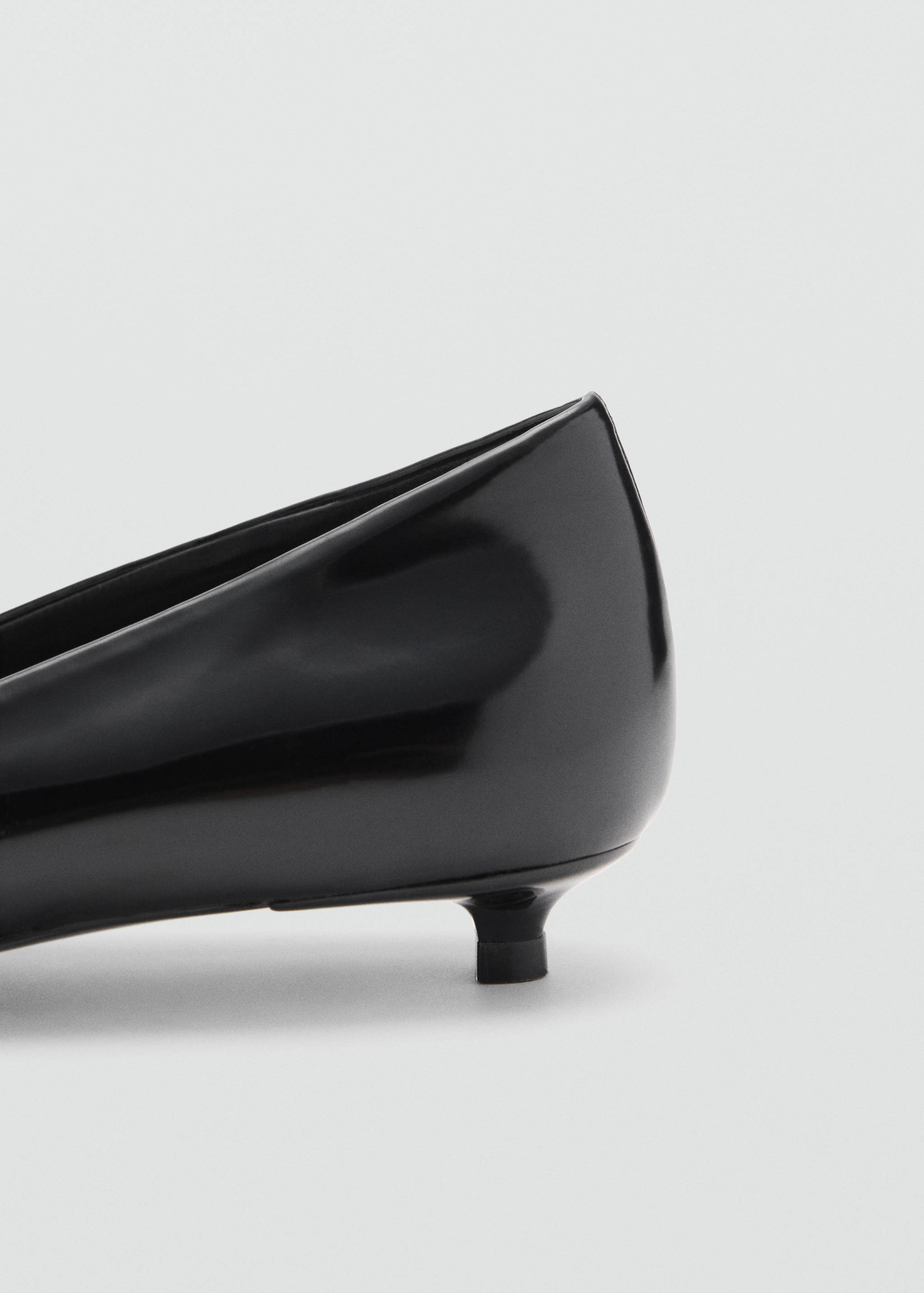 Patent-effect stiletto-heel shoes - Details of the article 1